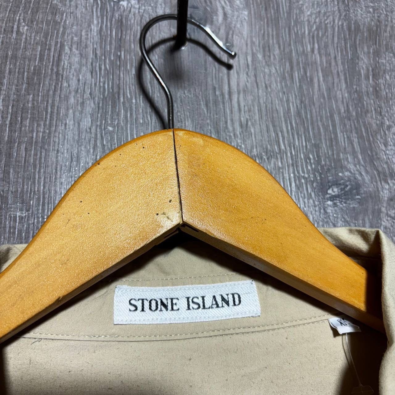 Stone Island Rare! Vintage Stone Island Denim shirt Beige size XL Size US XL / EU 56 / 4 - 4 Thumbnail