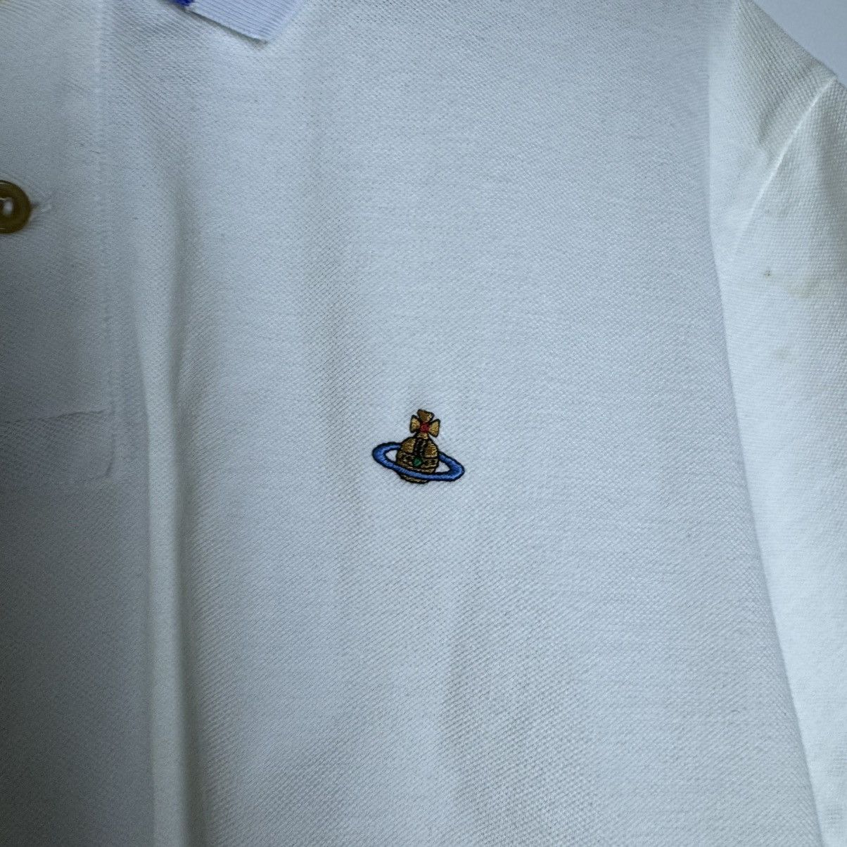 Vivienne Westwood Vivienne Westwood Polo Shirt Logo Small Orb Size US XL / EU 56 / 4 - 5 Thumbnail