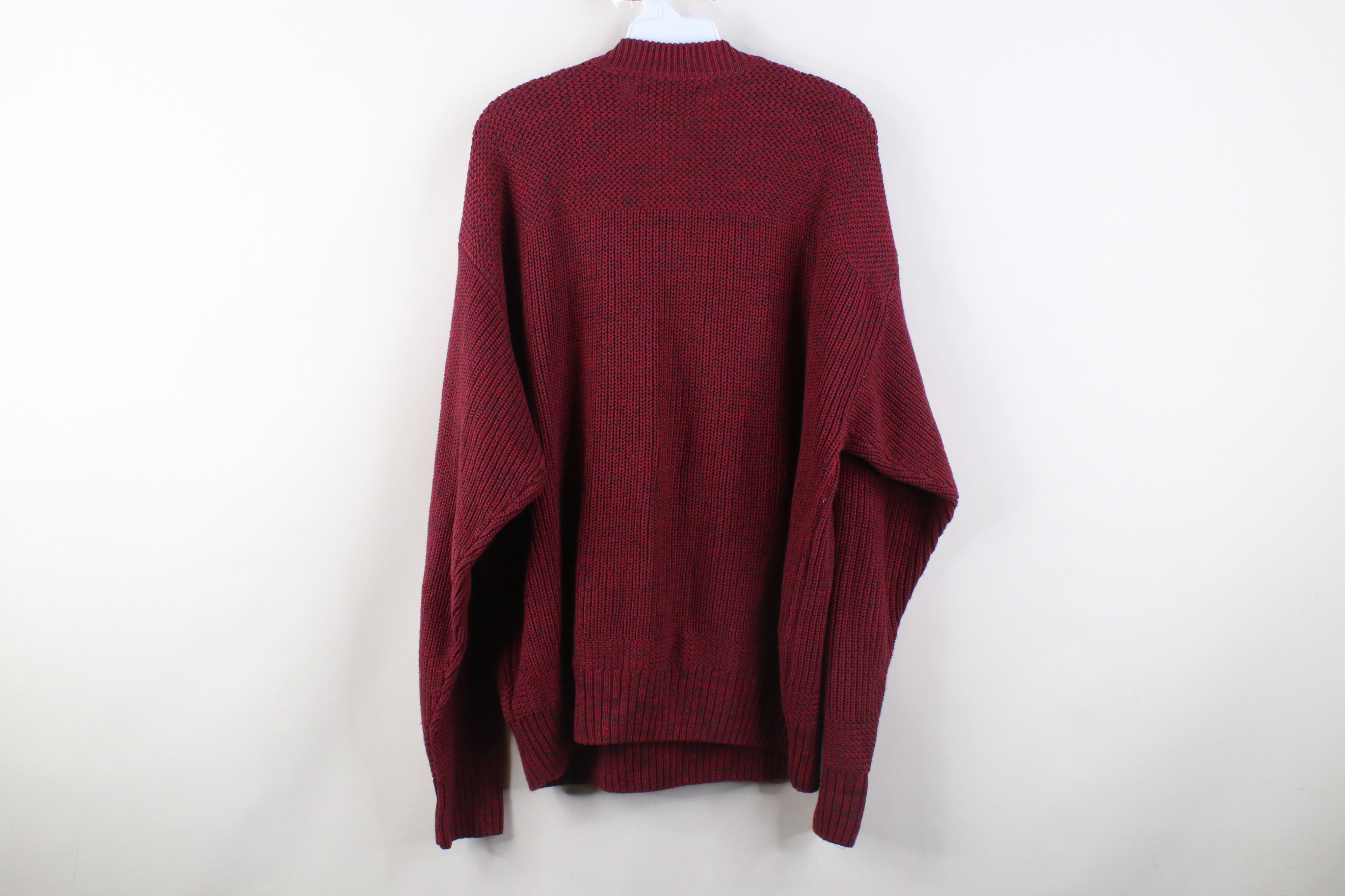 Vintage Vintage 90s Streetwear Commando Ribbed Knit Henley Sweater Size US L / EU 52-54 / 3 - 8 Thumbnail