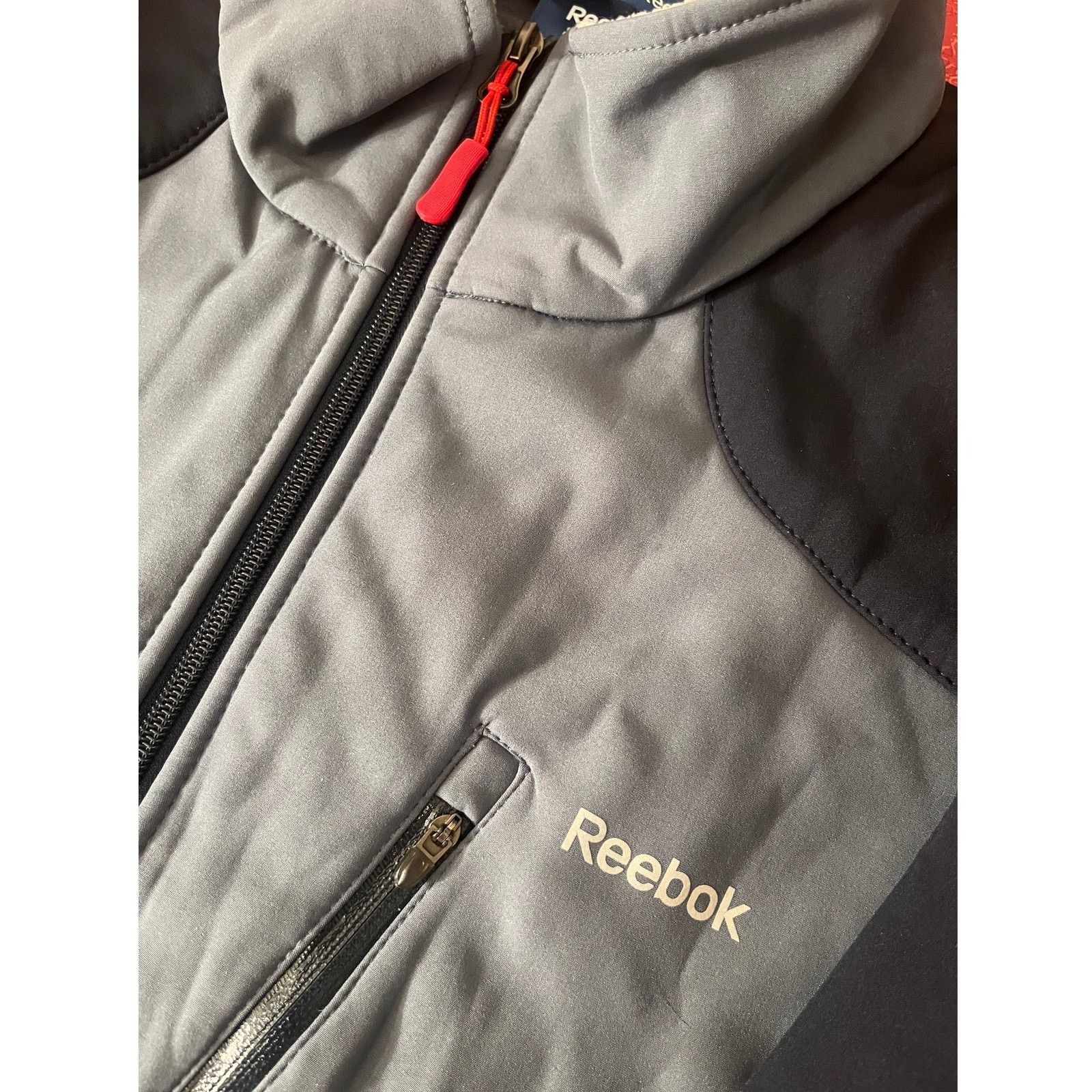 Reebok Reebok Soft Shell Bonded To Micro Fleece Wind Rain Resistant Size US XL / EU 56 / 4 - 5 Thumbnail
