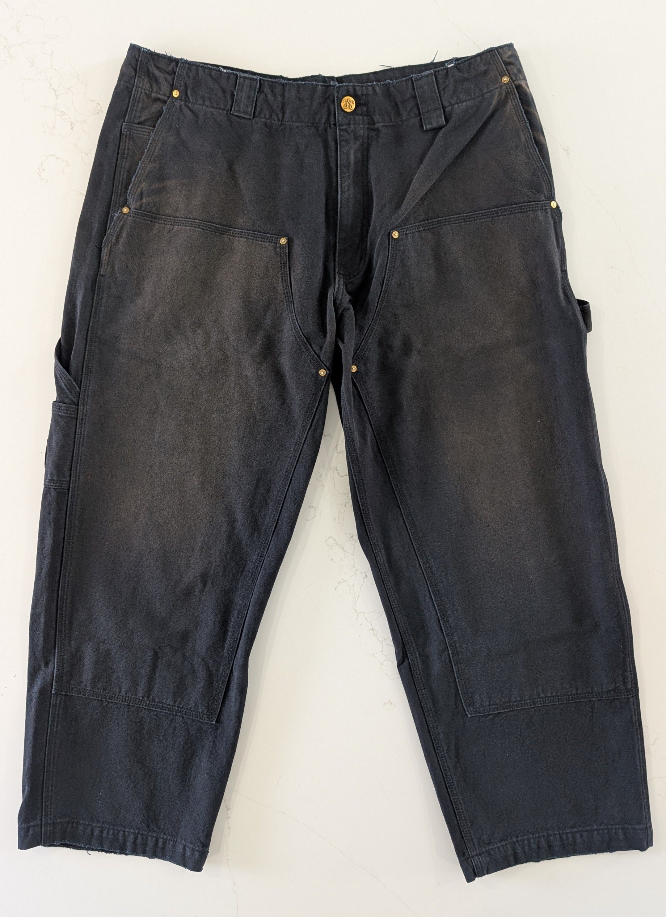 Willy Chavarria Willy Chavarria Black Workwear Toluca Pant Small Size US 38 / EU 54 - 4 Thumbnail