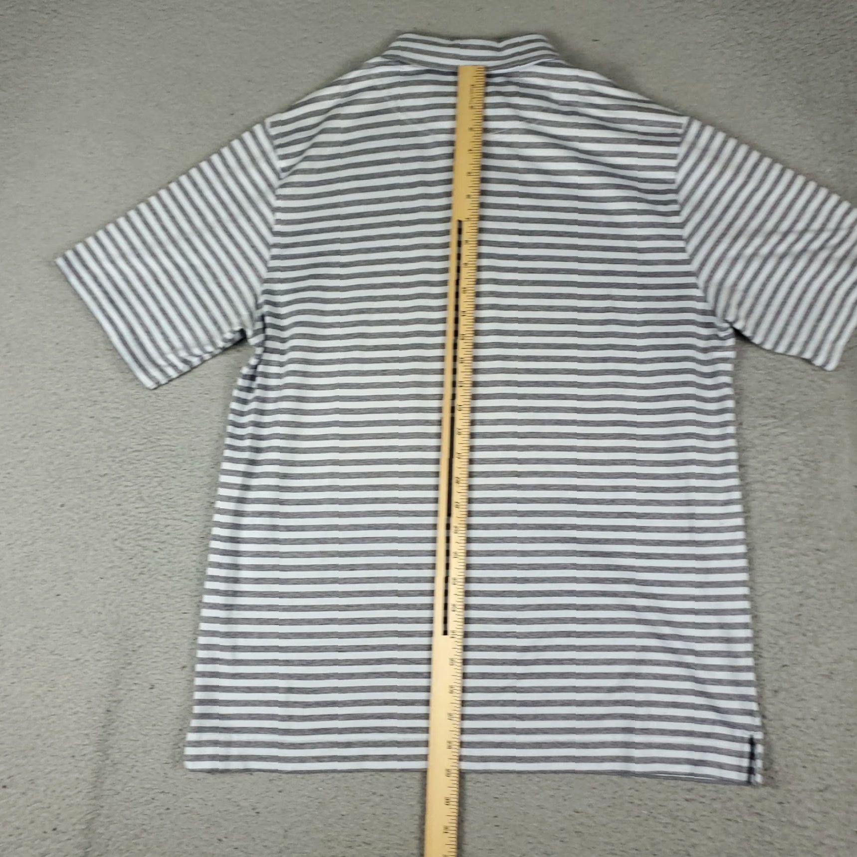 Footjoy VINTAGE FootJoy Polo Shirt Mens Size Medium Blue Striped Short Sleeve Shirt Adult M Blue Casual/Business/Preppy Men’s Polo Size US M / EU 48-50 / 2 - 3 Thumbnail