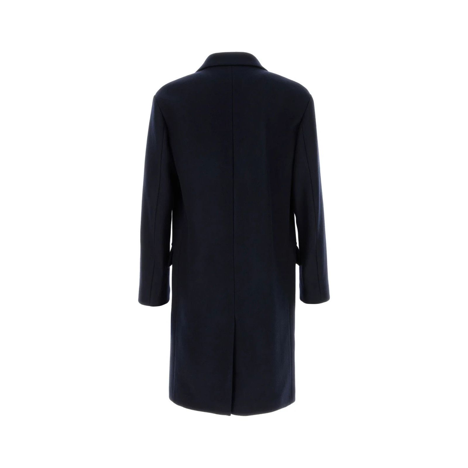 Dries Van Noten DRIES VAN NOTEN Rustic Midnight Blue Wool Blend Coat New & A Size US L / EU 52-54 / 3 - 2 Thumbnail