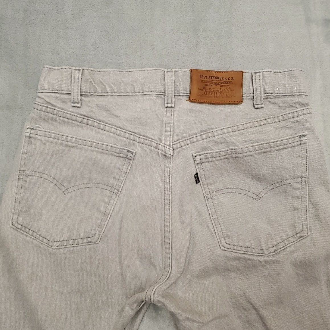 Vintage VINTAGE Levis 505 Jeans Mens 32x30 Gray Straight Leg Black Tab 90s Made in USA Mens Size US 32 / EU 48 - 7 Thumbnail