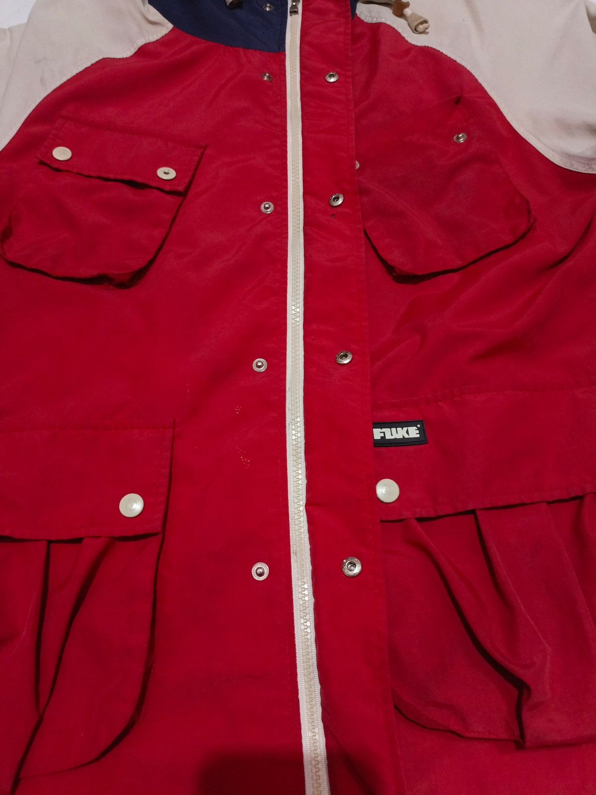 Japanese Brand × Vintage Red Parkas vintage Size US L / EU 52-54 / 3 - 3 Thumbnail