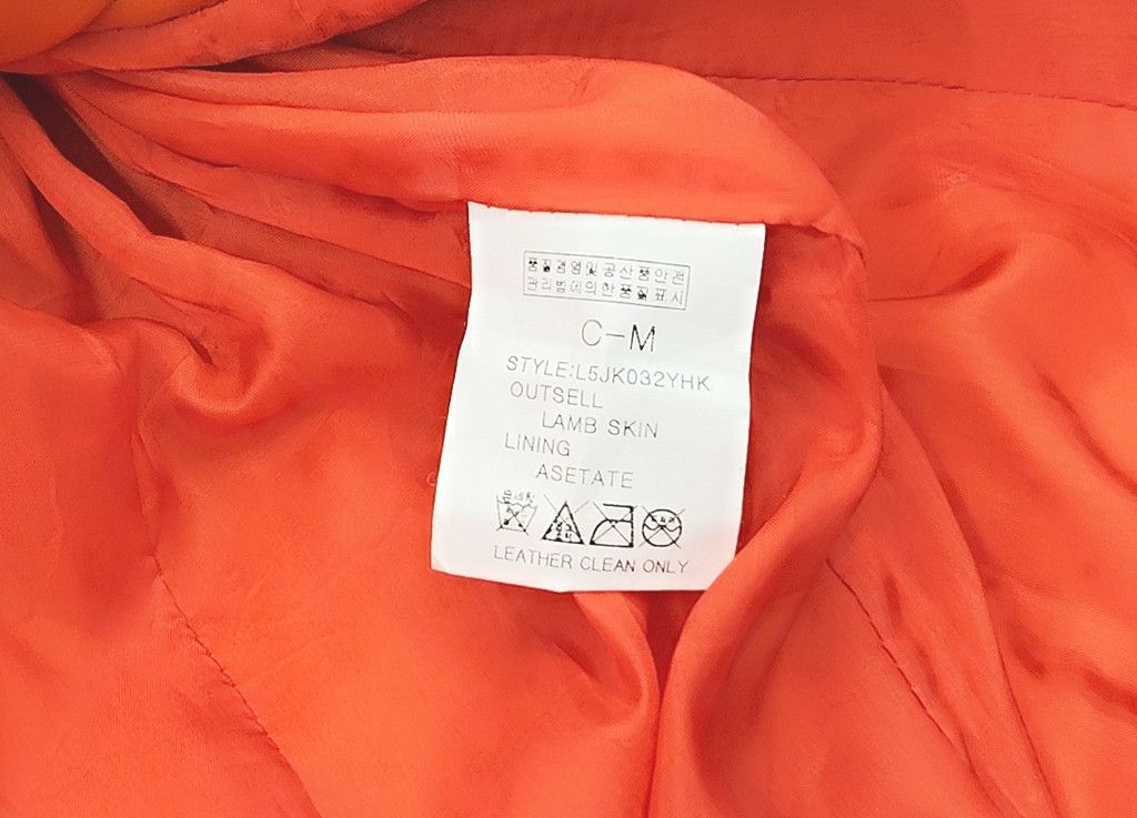 Leather YH KIM lamb skin orange leather puffer jacket Size M / US 6-8 / IT 42-44 - 6 Thumbnail