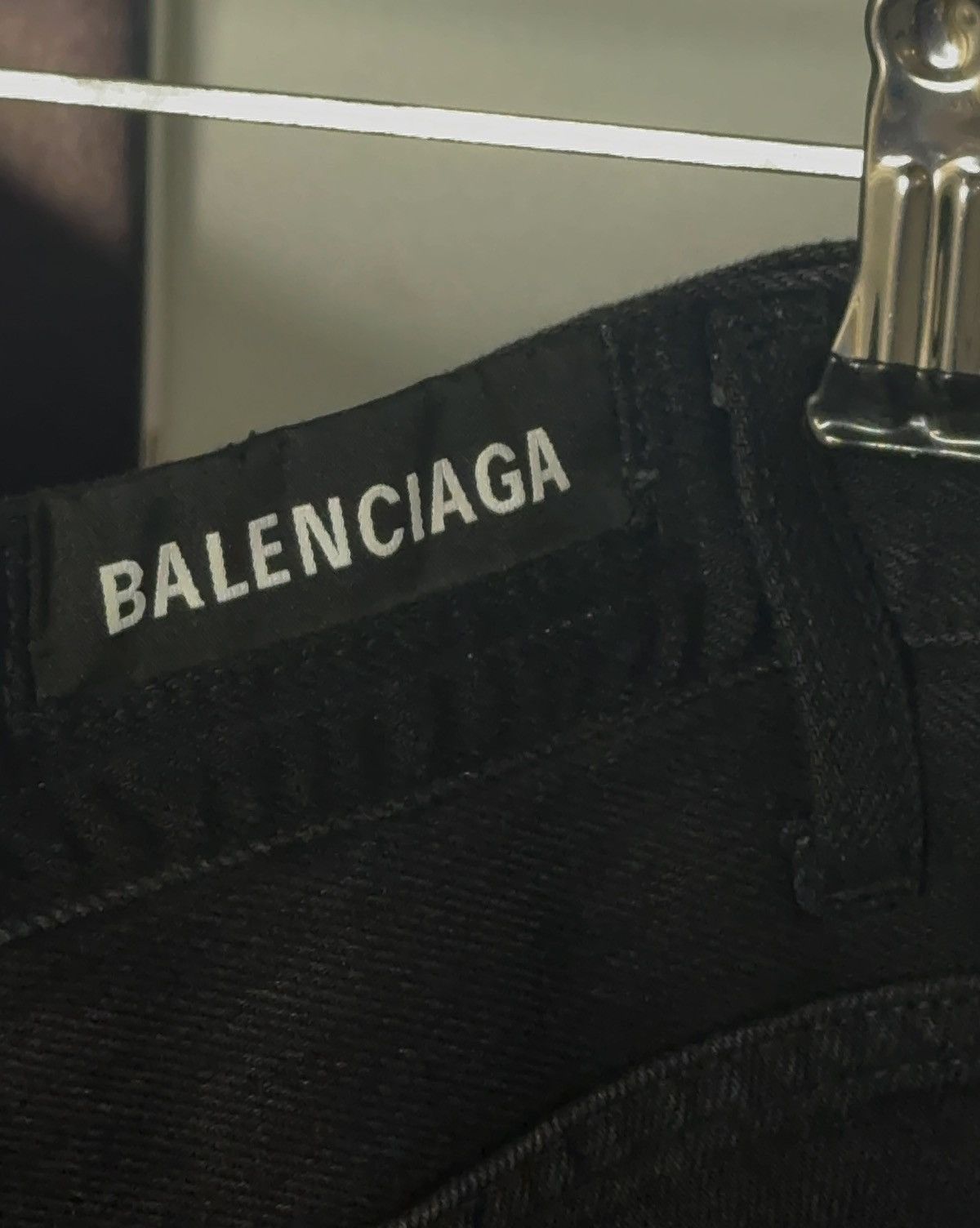 Balenciaga ✅Balenciaga Black Slashed Jeans Distressed Denim XS Size US 28 / EU 44 - 5 Thumbnail