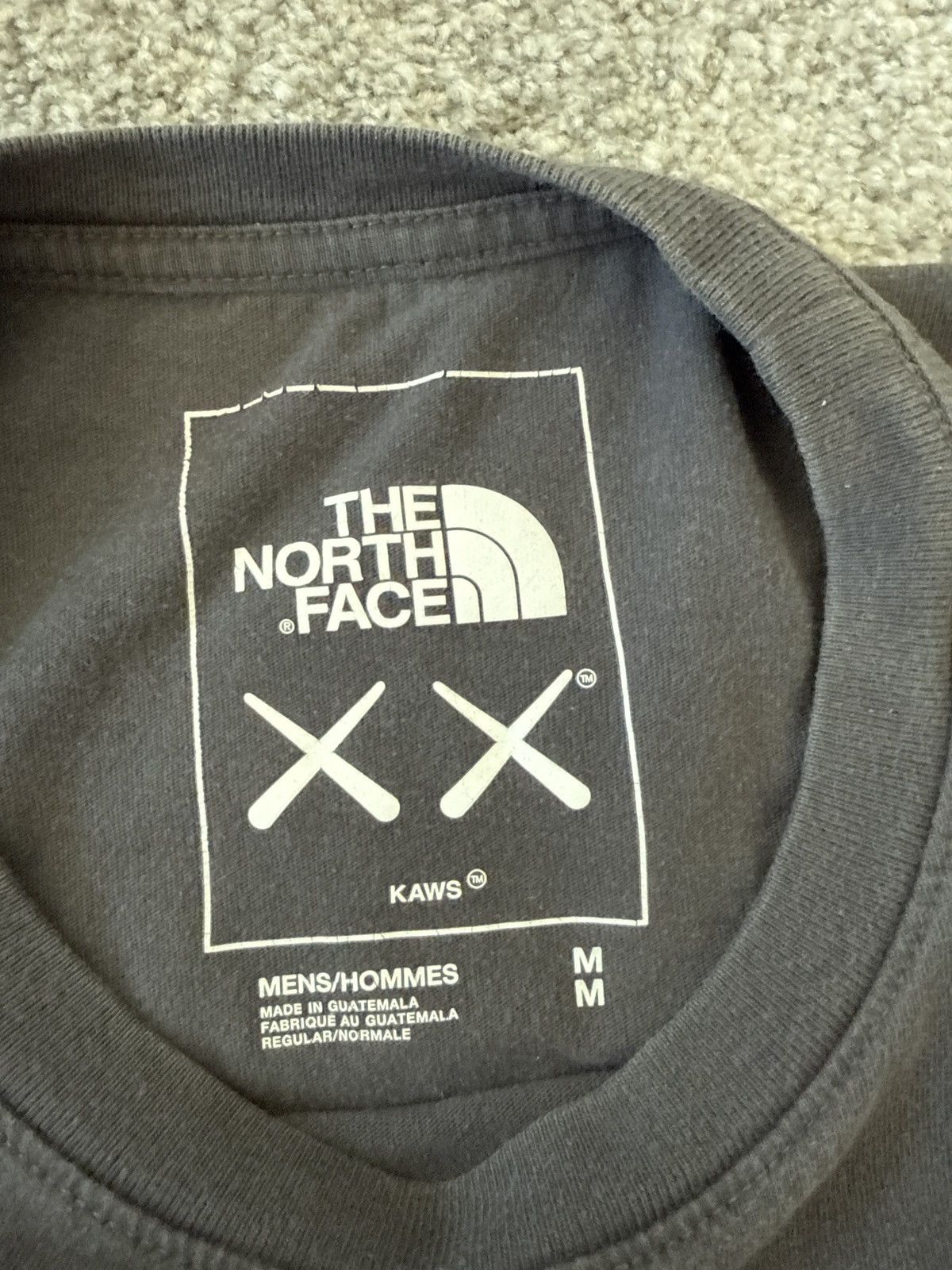 The North Face The North Face Grey Long Sleeve T-shirt, KAWS limited edi Size US M / EU 48-50 / 2 - 2 Thumbnail