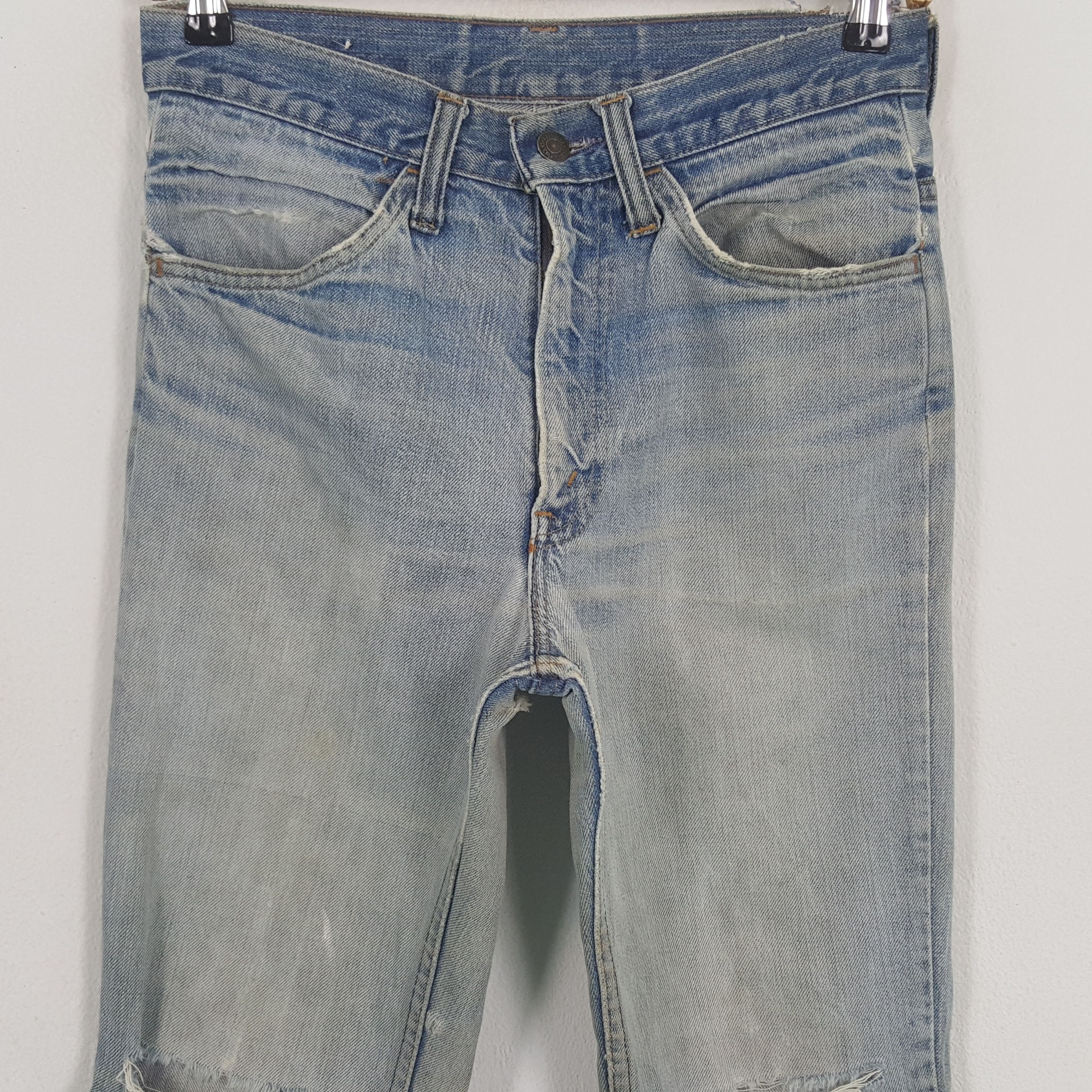 Levi's × Vintage Vintage Levi's Distressed Style Denim Jeans Size US 28 / EU 44 - 2 Thumbnail