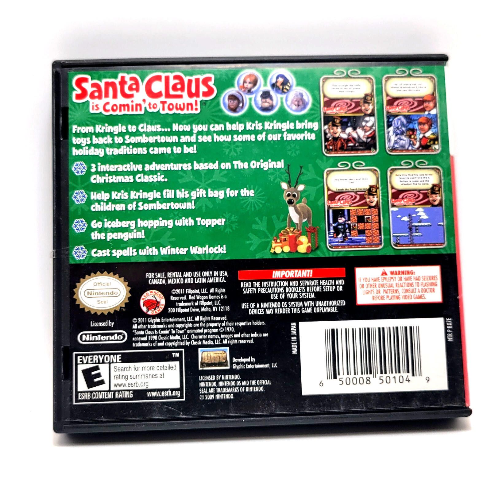 Nintendo Santa Claus Is Coming to Town - Nintendo DS Game Size ONE SIZE - 2 Thumbnail