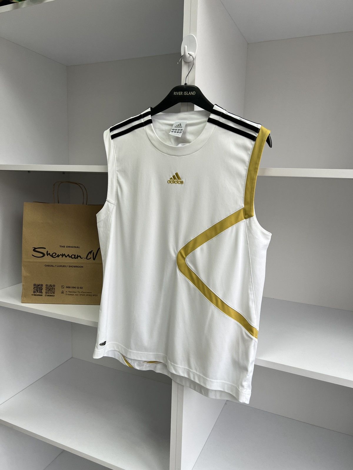 Adidas × Vintage Vintage Adidas Sleeveless Jersey Size US M / EU 48-50 / 2 - 5 Thumbnail