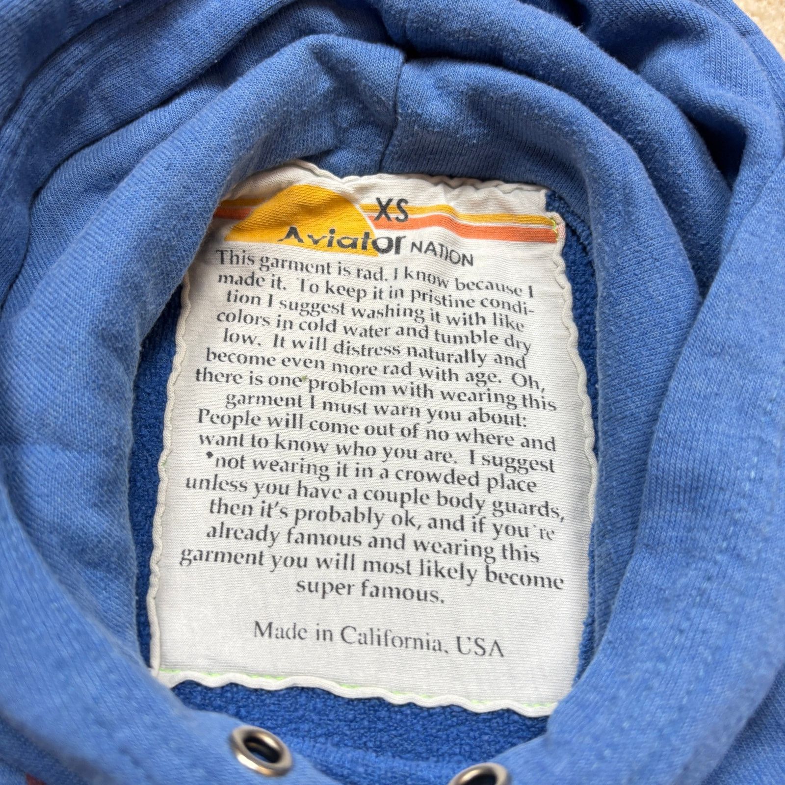 Aviator Nation Rare Aviator Nation Venice CA Abbot Kinney 2006 Hoodie XS Size XS / US 0-2 / IT 36-38 - 5 Thumbnail