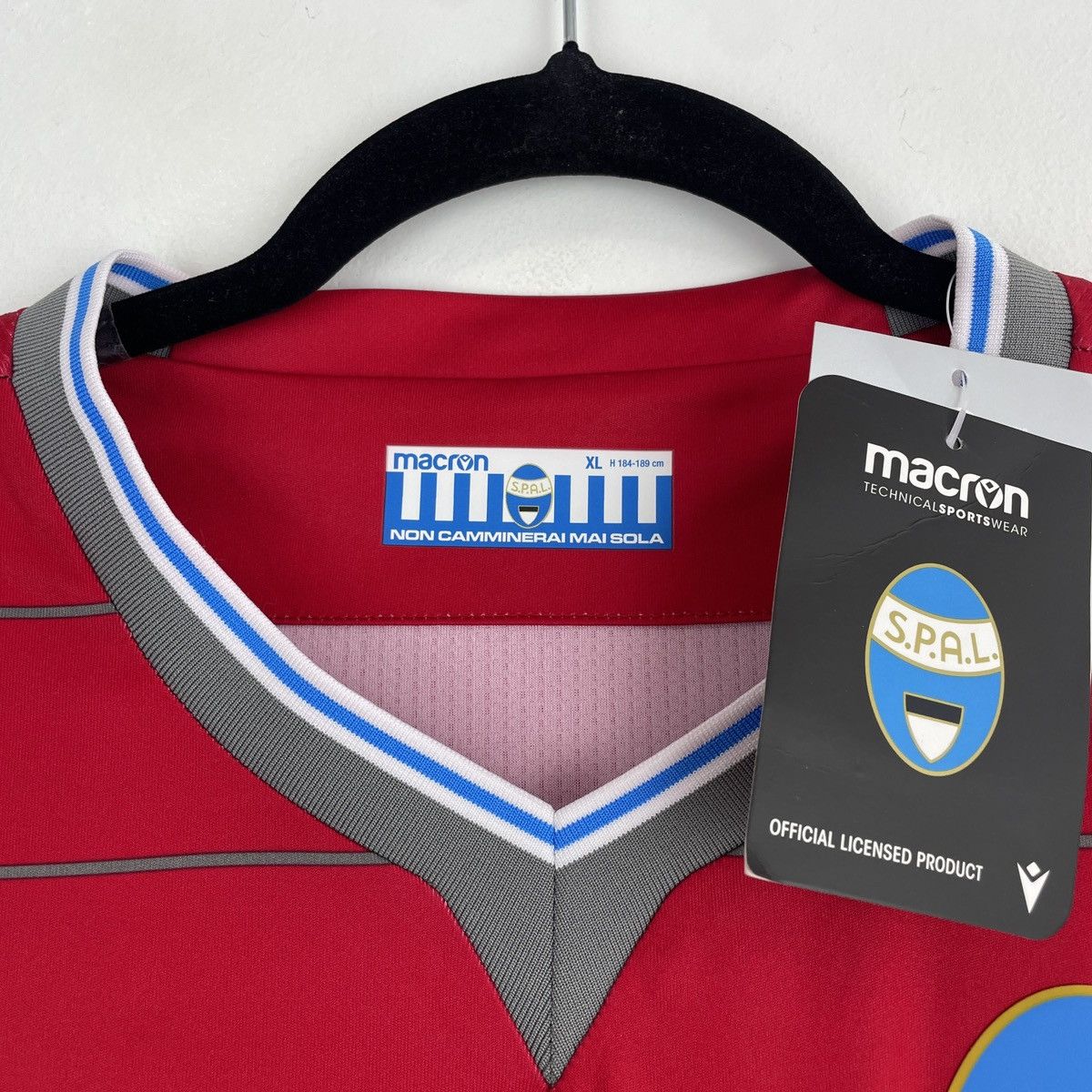 Macron SPAL Away Macron Jersey Shirt Men 2020/2021 size XL Size US XL / EU 56 / 4 - 4 Thumbnail