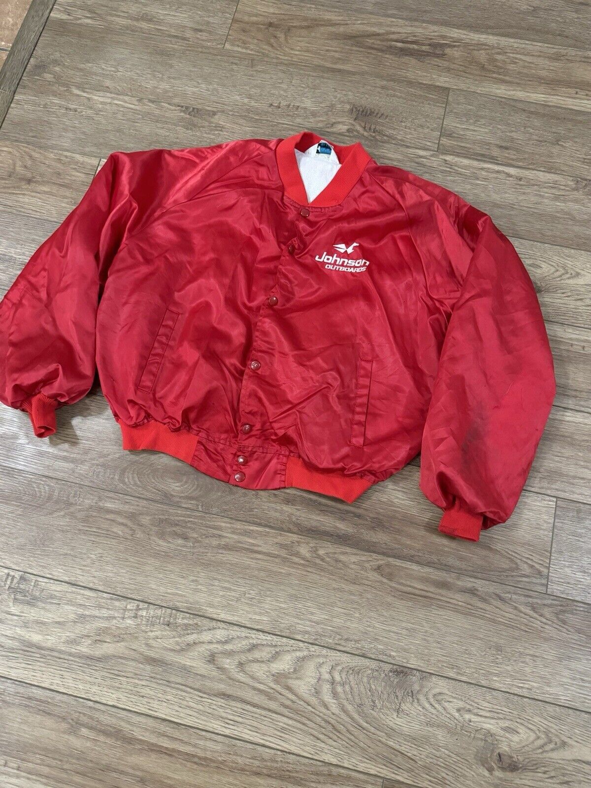 Vintage Vintage Johnson White Heat Boat Bomber Jacket Size US XL / EU 56 / 4 - 1 Thumbnail