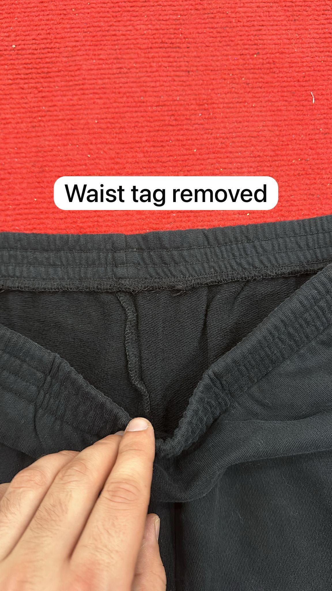 Raf Simons CC000021 Hand Sign Sweatpants & Joggers in Black Size US 30 / EU 46 - 5 Thumbnail