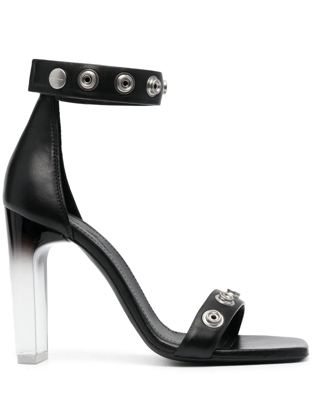 Rick Owens o1y0126 Leather Ankle Strap Sandals in Black Size US 7 / IT 37 - 1 Thumbnail