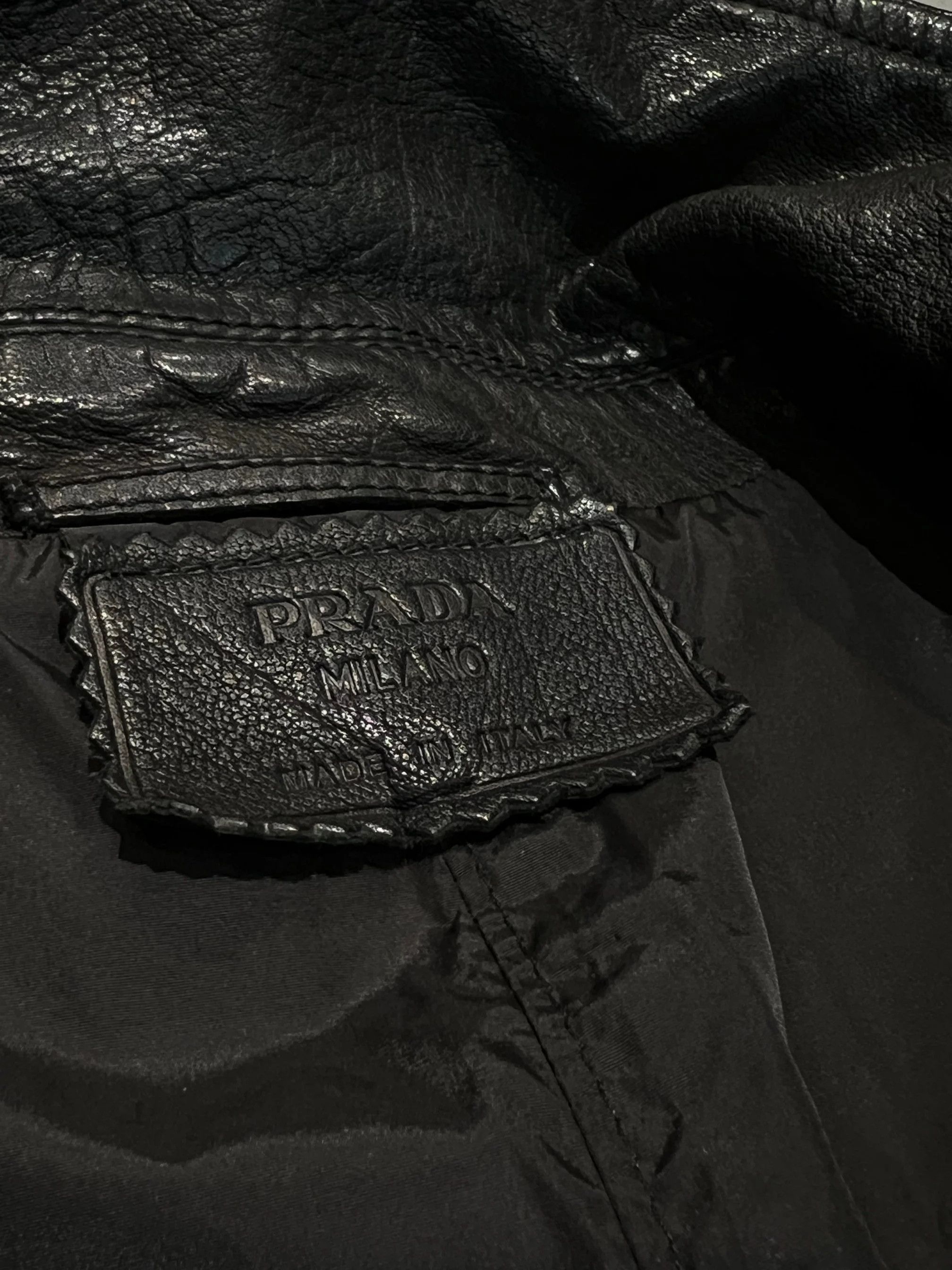 Prada Prada Men’s Long Leather Coat Size US S / EU 44-46 / 1 - 8 Thumbnail