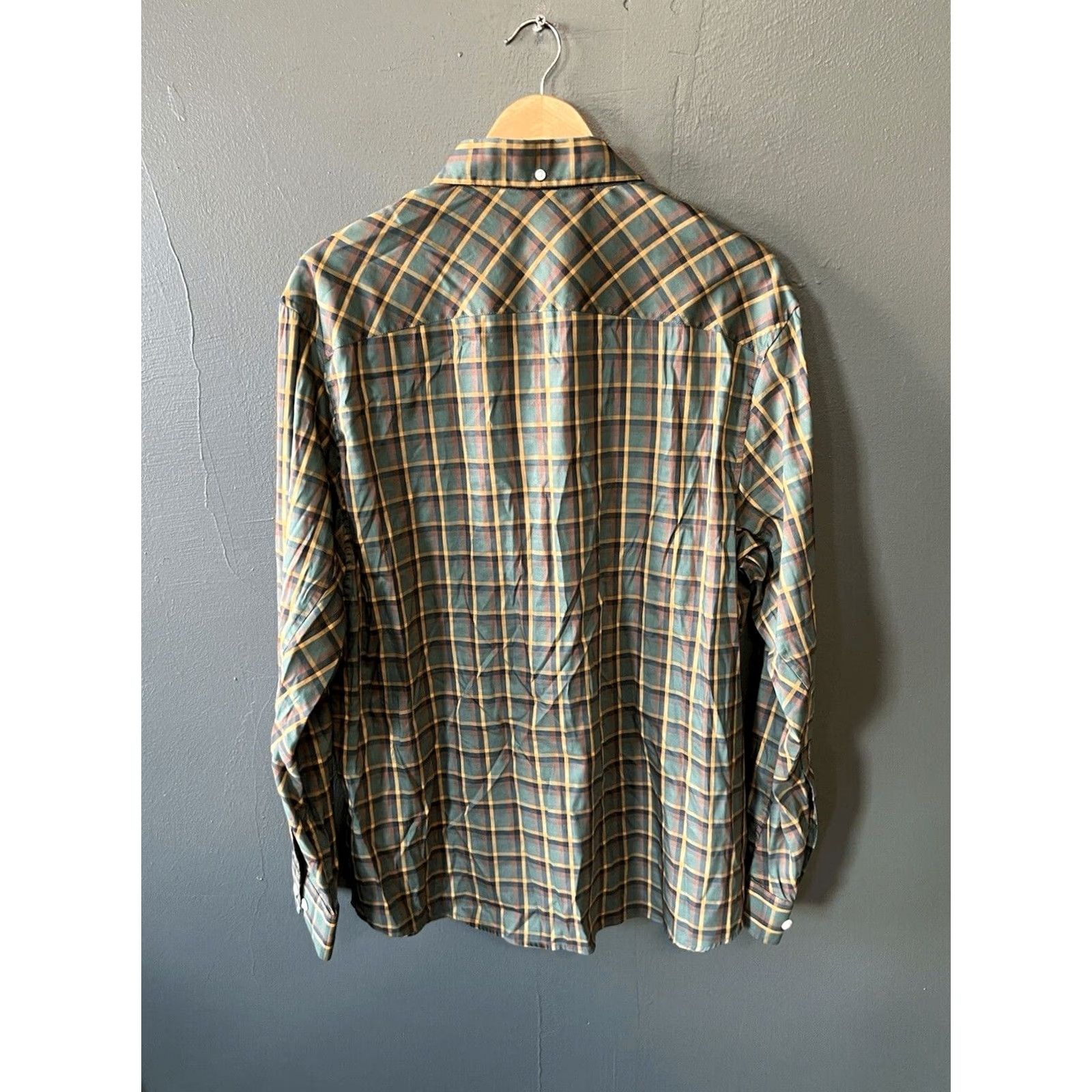 Vintage Duluth Mens Green Plaid Long Sleeve Button-Up Shirt L Relaxed Fit Size Large Size US L / EU 52-54 / 3 - 2 Thumbnail