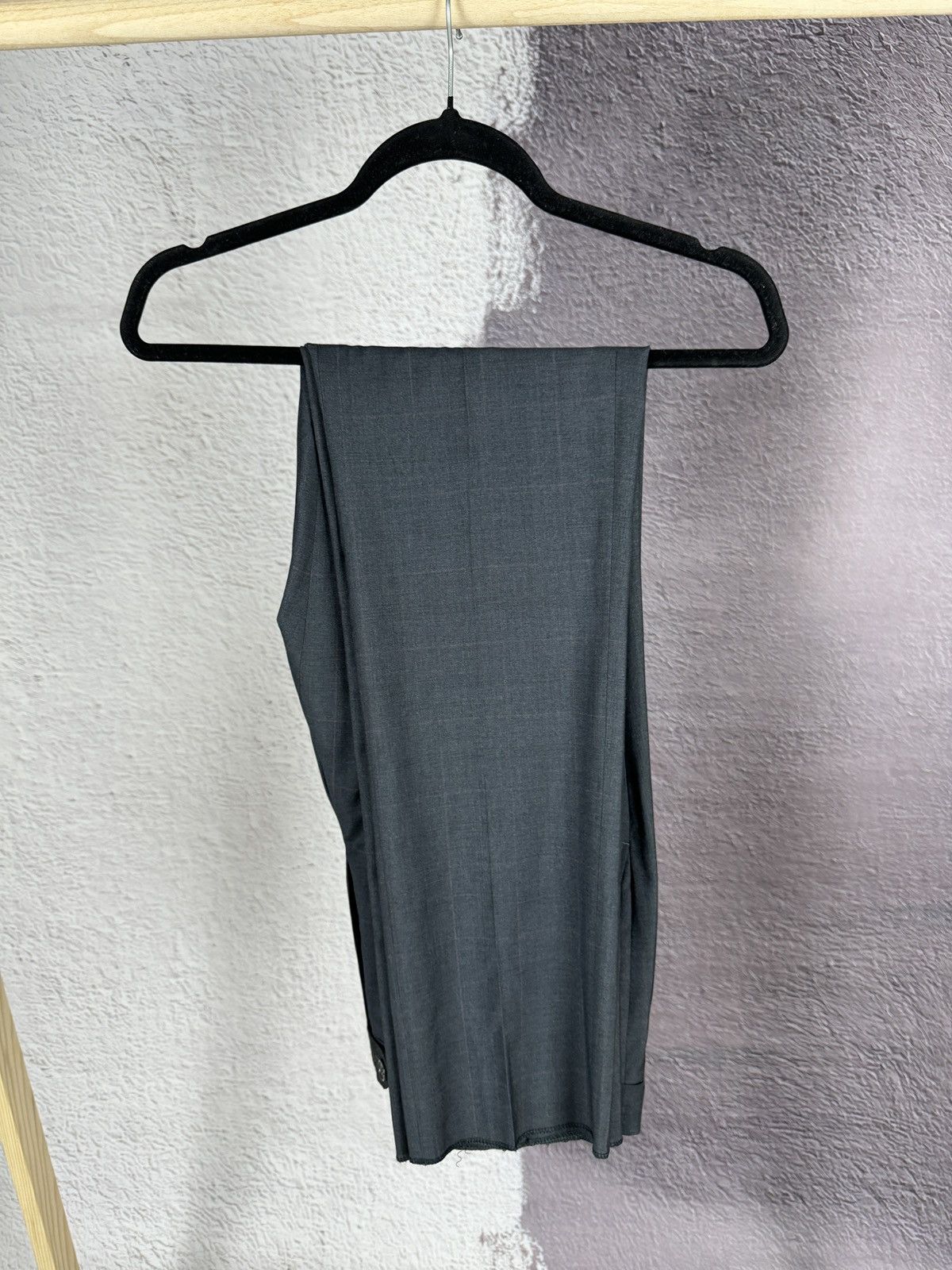 Nazareno Gabrielli BNWT Nazareno Gabrielli checkered grey 2 button wool suit Size 38R - 15 Thumbnail