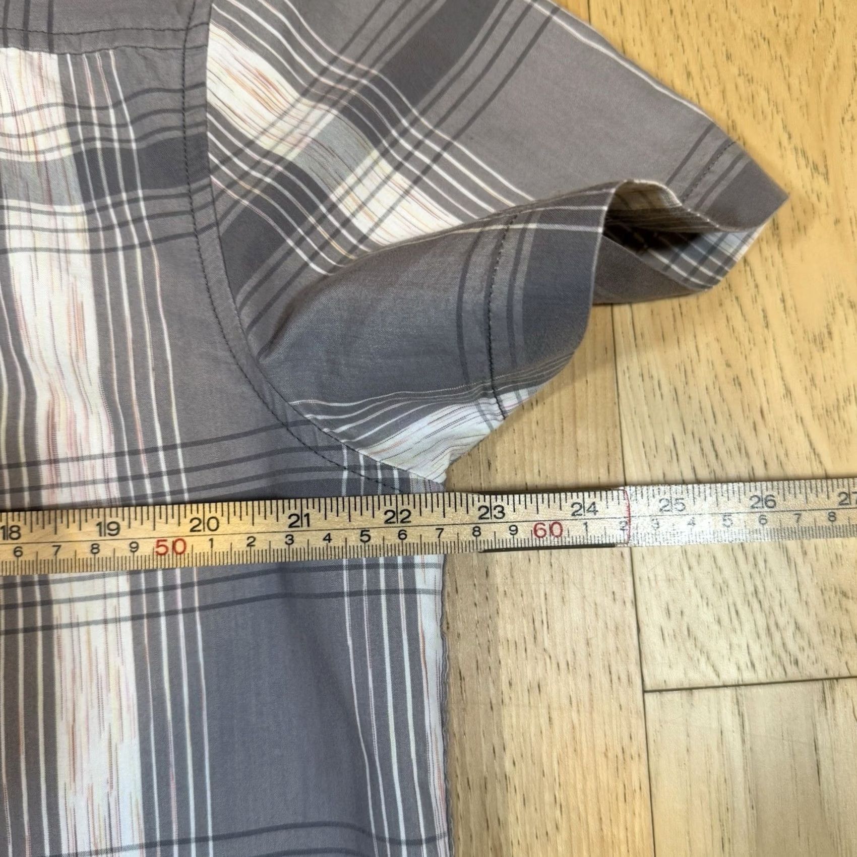 Prana Prana Shirt Mens M Short Sleeve Button Gray Plaid Outdoors Lightweight Shirt Size US M / EU 48-50 / 2 - 6 Thumbnail