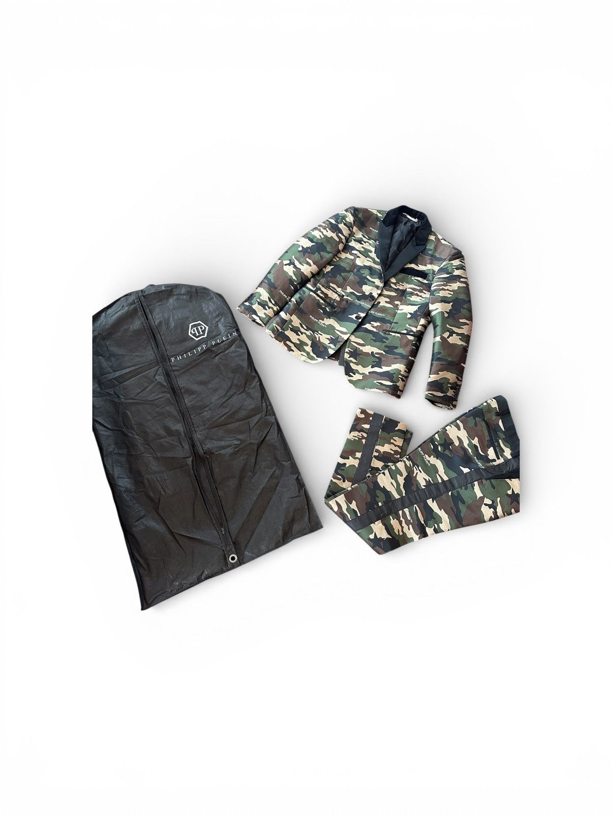 Philipp Plein Philipp Plein Camo Suit Rare Size 40R - 1 Thumbnail