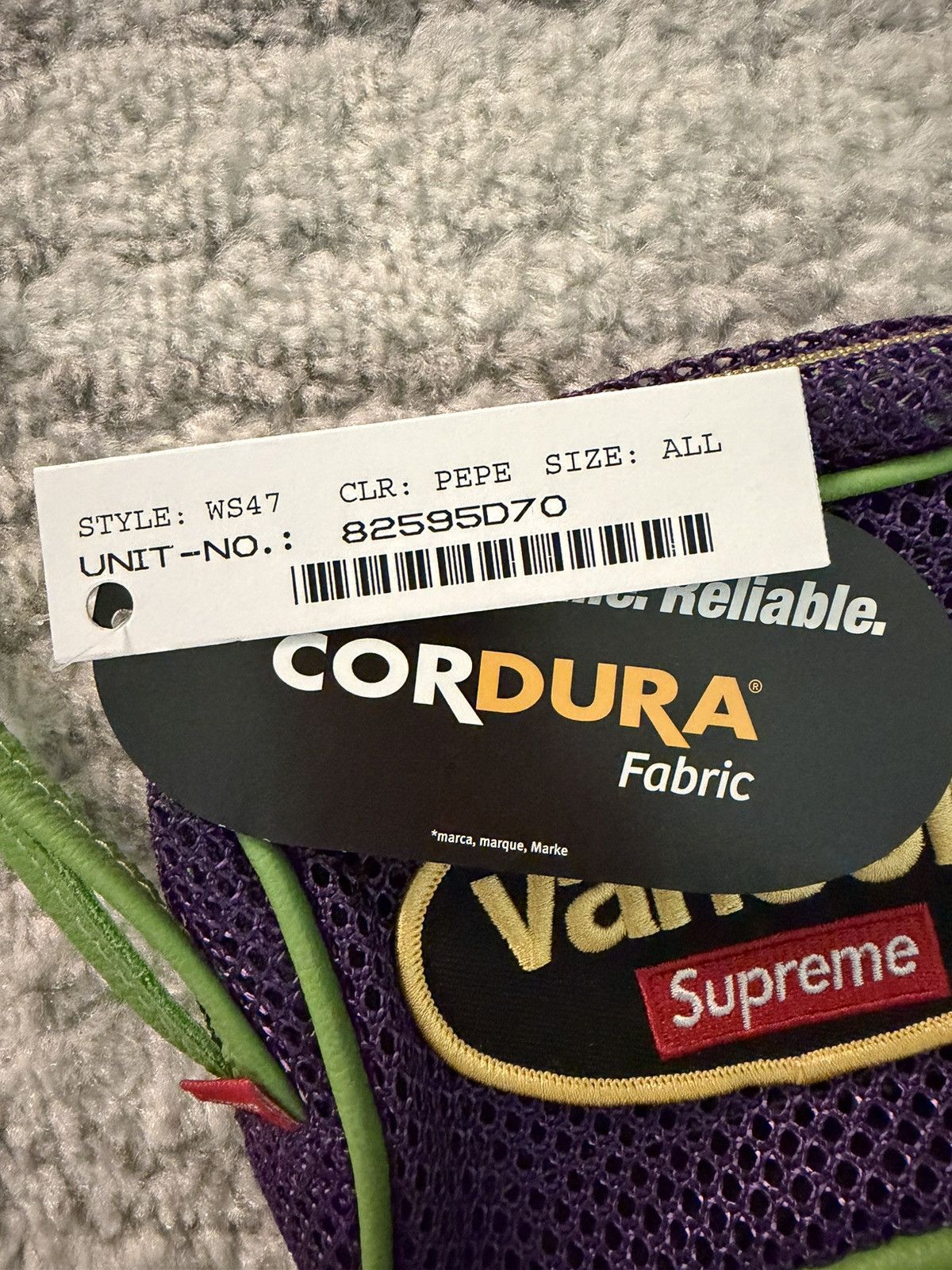 Supreme × Vanson Leathers Supreme x Vanson Leathers Cordura Mesh Wrist Bag Size ONE SIZE - 10 Thumbnail