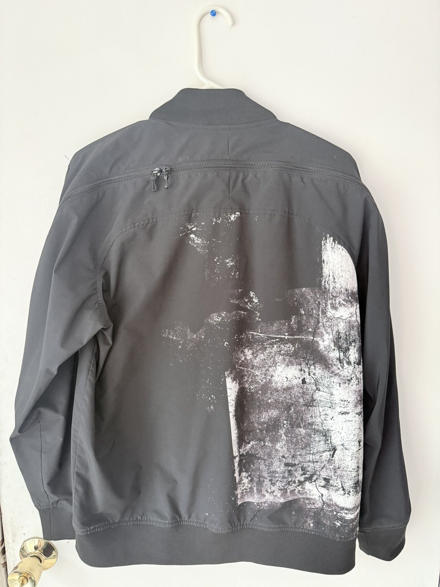 Other Abstract Print Nylon Bomber Jacket – Techwear Style Size US M / EU 48-50 / 2 - 2 Thumbnail