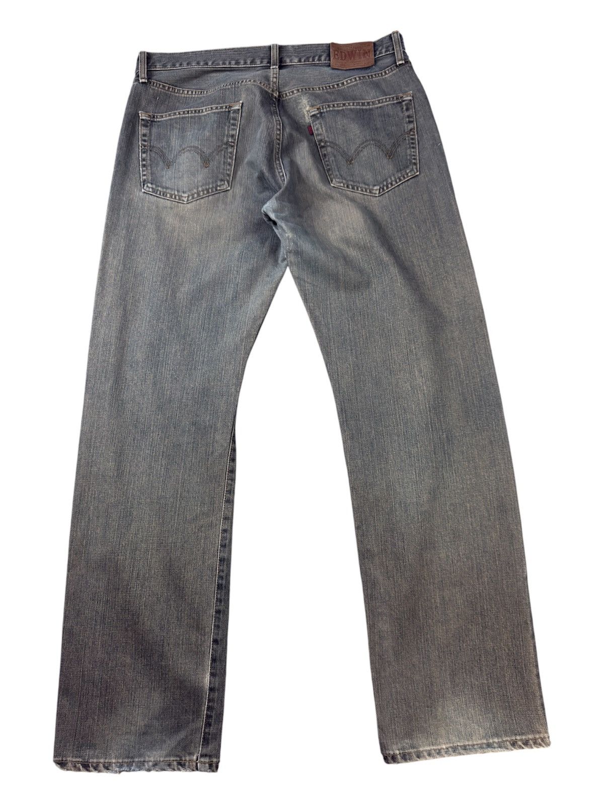 Kapital Vintage 90s Baggy Black Faded Rusty Edwin 503 Denim Jeans Size US 36 / EU 52 - 2 Thumbnail