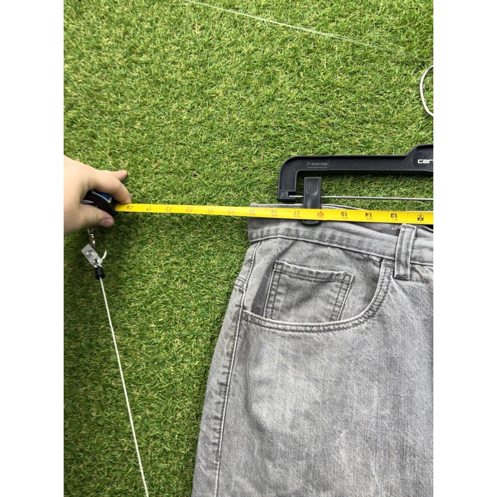 Rocawear VINTAGE Rocawear Baggy Jeans Mens 36x32 JNCO 90s Grunge Streetwear Wide-Leg Jeans Gray 36 in Mens Baggy Wide Leg 90s Hip Hop Punk Size US 36 / EU 52 - 3 Thumbnail