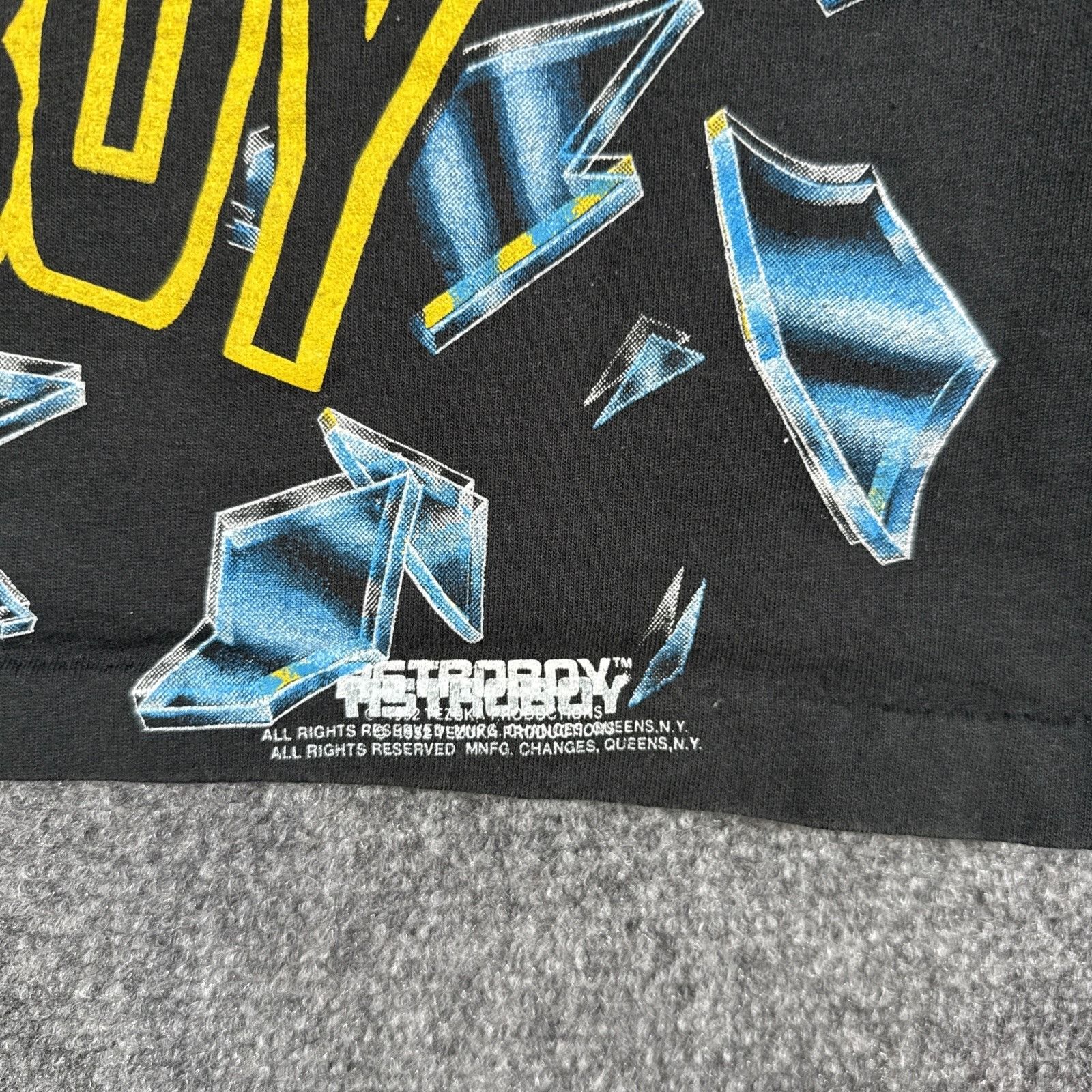Vintage Vintage Astro Boy Shirt Mens Medium Black 90s Shattered Glas Size US M / EU 48-50 / 2 - 4 Thumbnail