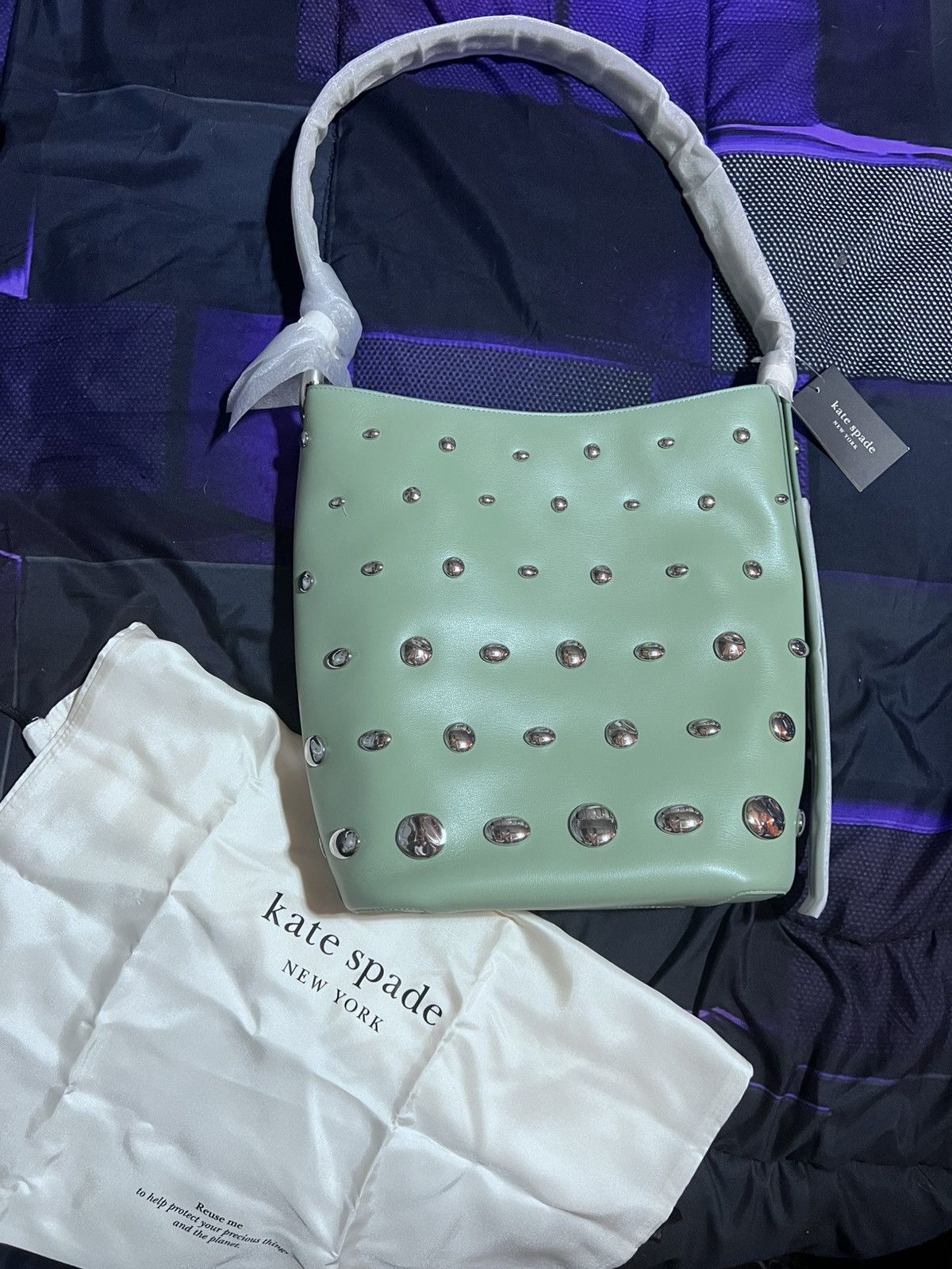 Kate Spade Kate Spade New York Halo Studded Bucket Bag 100% Authentic Size ONE SIZE - 9 Thumbnail