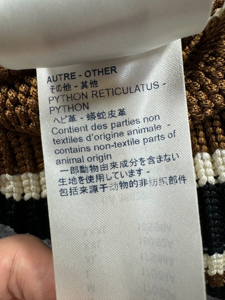 Louis Vuitton Louis Vuitton Black and brown patchwork snake-print leather Size US M / EU 48-50 / 2 - 7 Thumbnail