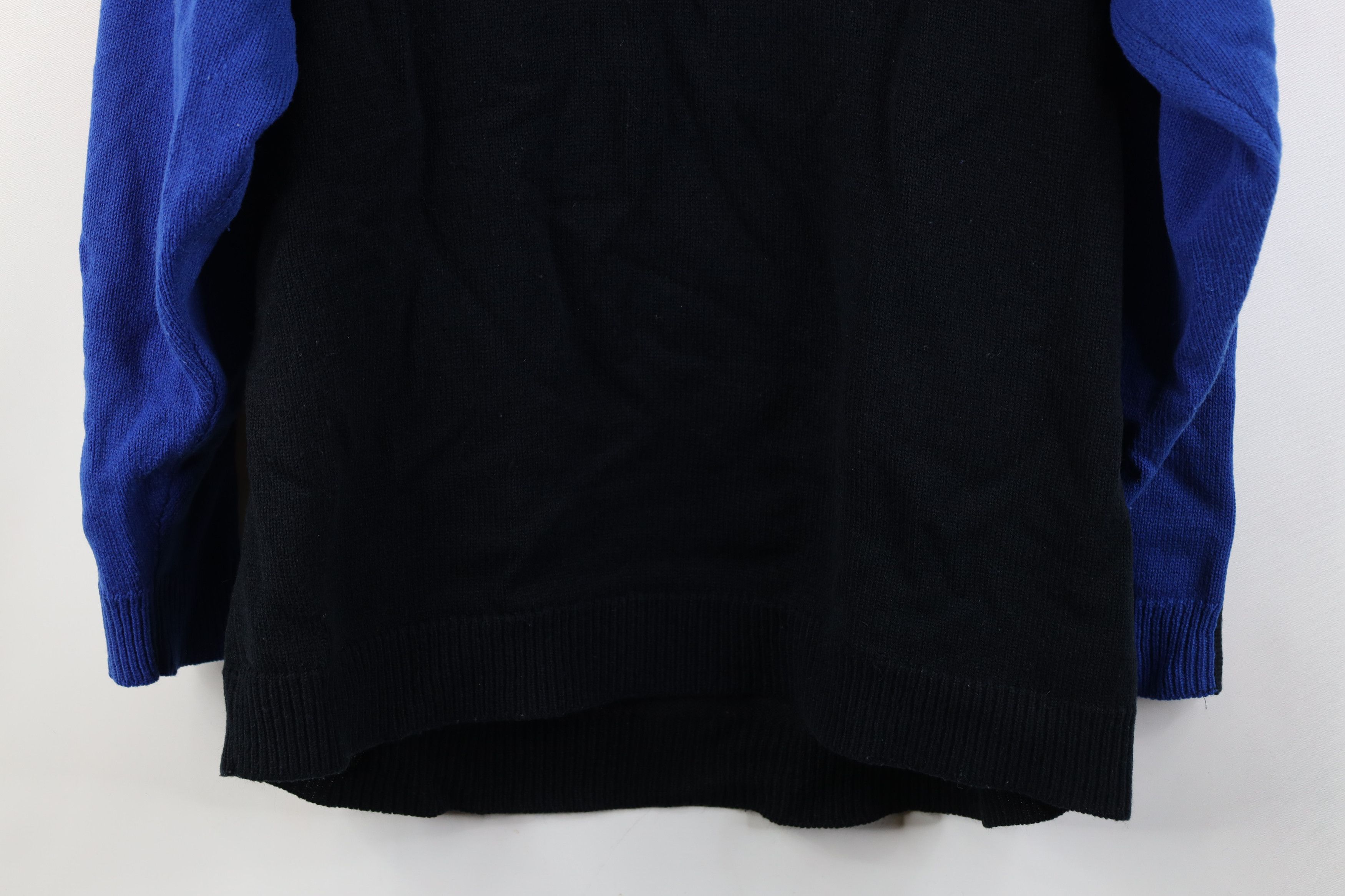 Vintage Vintage 90s Streetwear Striped Knit Collared 1/4 Zip Sweater Size US XL / EU 56 / 4 - 11 Thumbnail