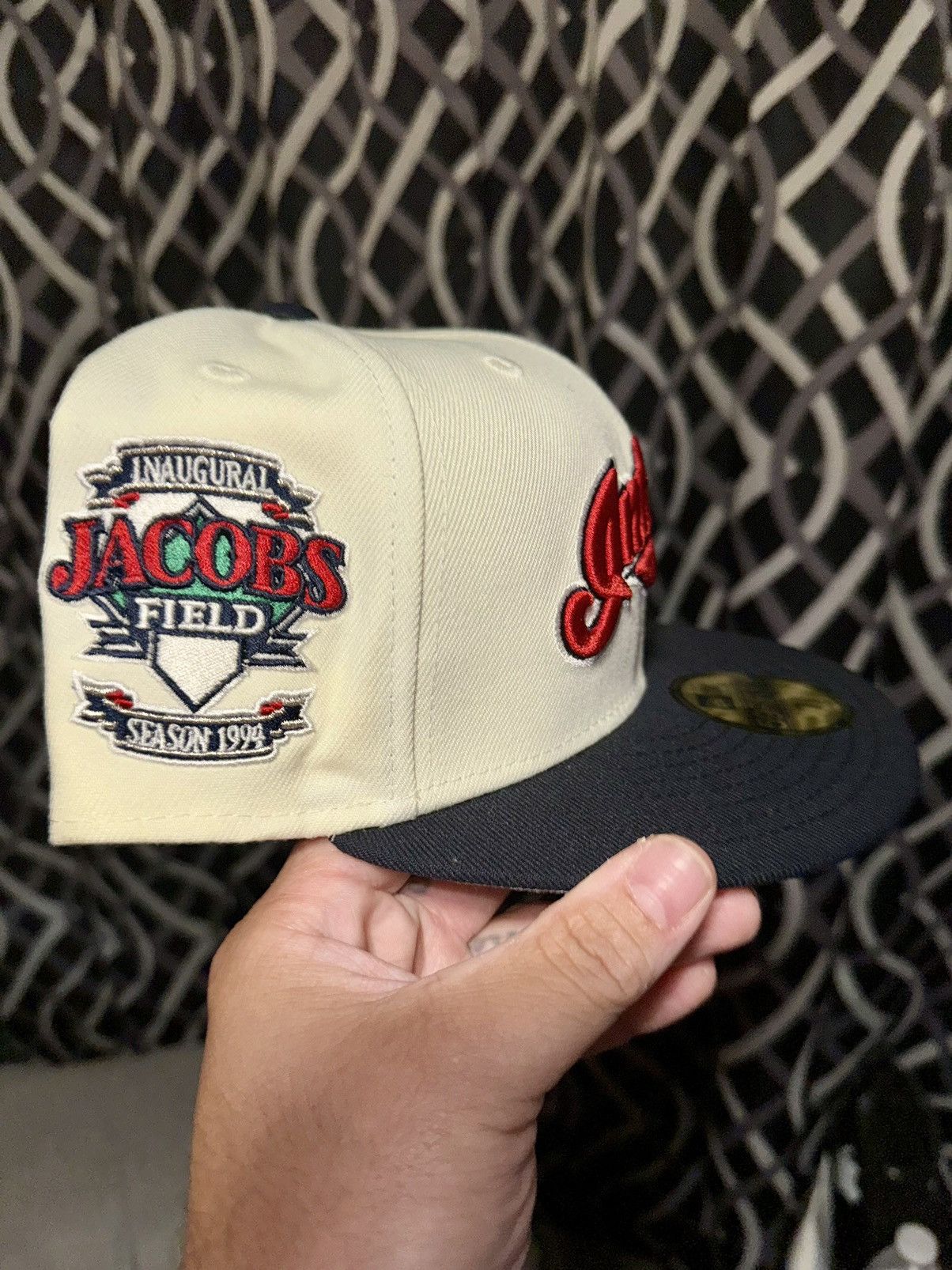 Hat Club × New Era Hat Club Cleveland Indians Script Jacobs Field 7 5/8 Size ONE SIZE - 2 Thumbnail