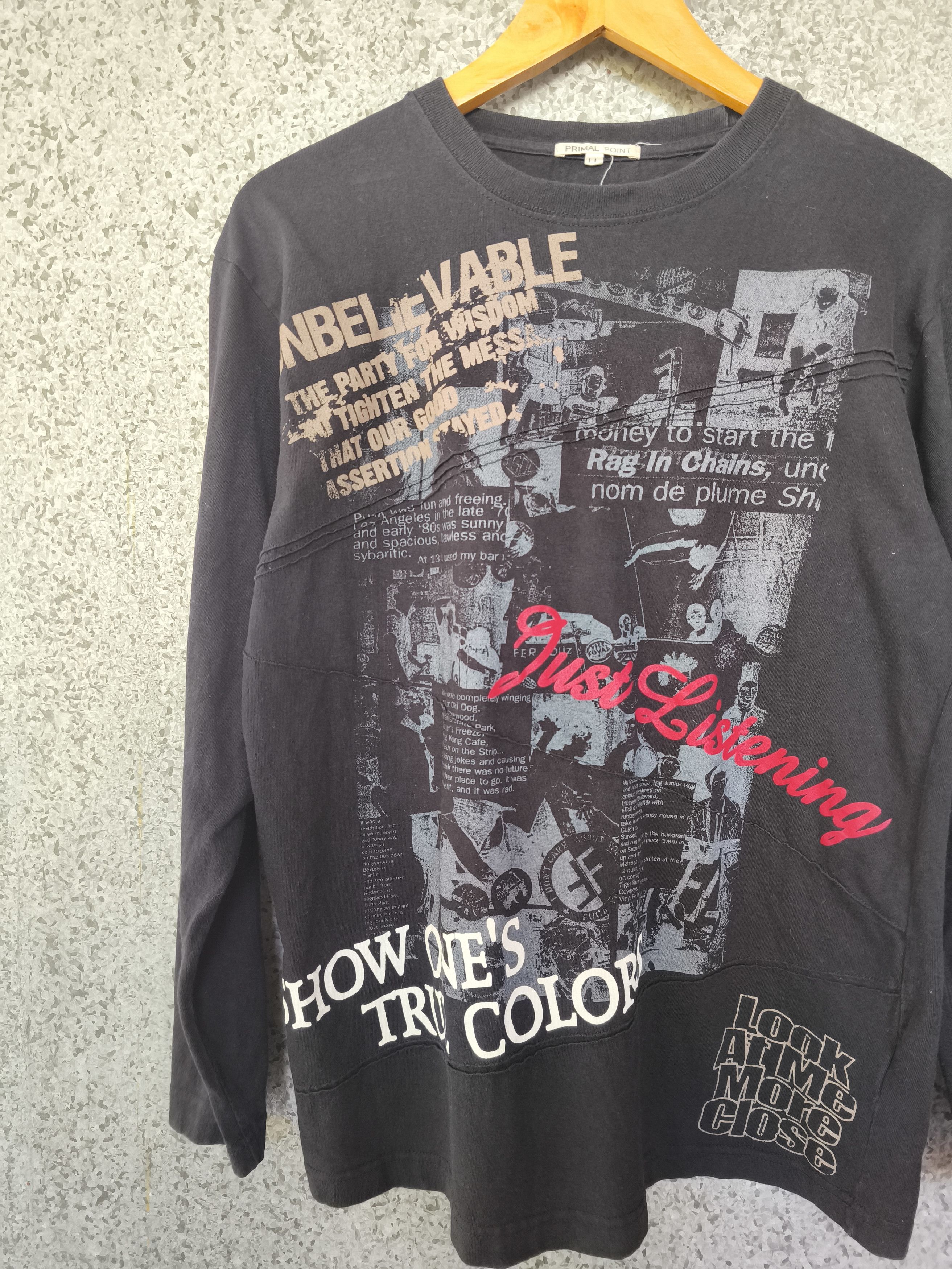 Le Grande Bleu (L.G.B.) Primal Point Poem Gothic shirt Size US L / EU 52-54 / 3 - 2 Thumbnail