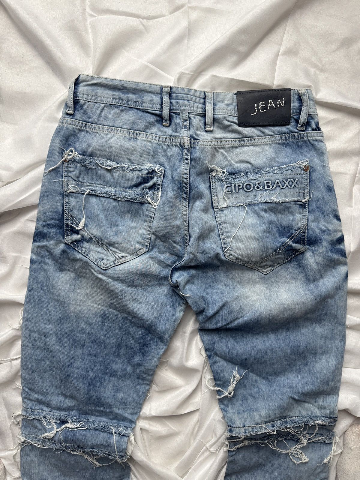 If Six Was Nine Cipo & Baxx Avant Garde Punk Ripped Distressed Jeans Size US 30 / EU 46 - 8 Thumbnail