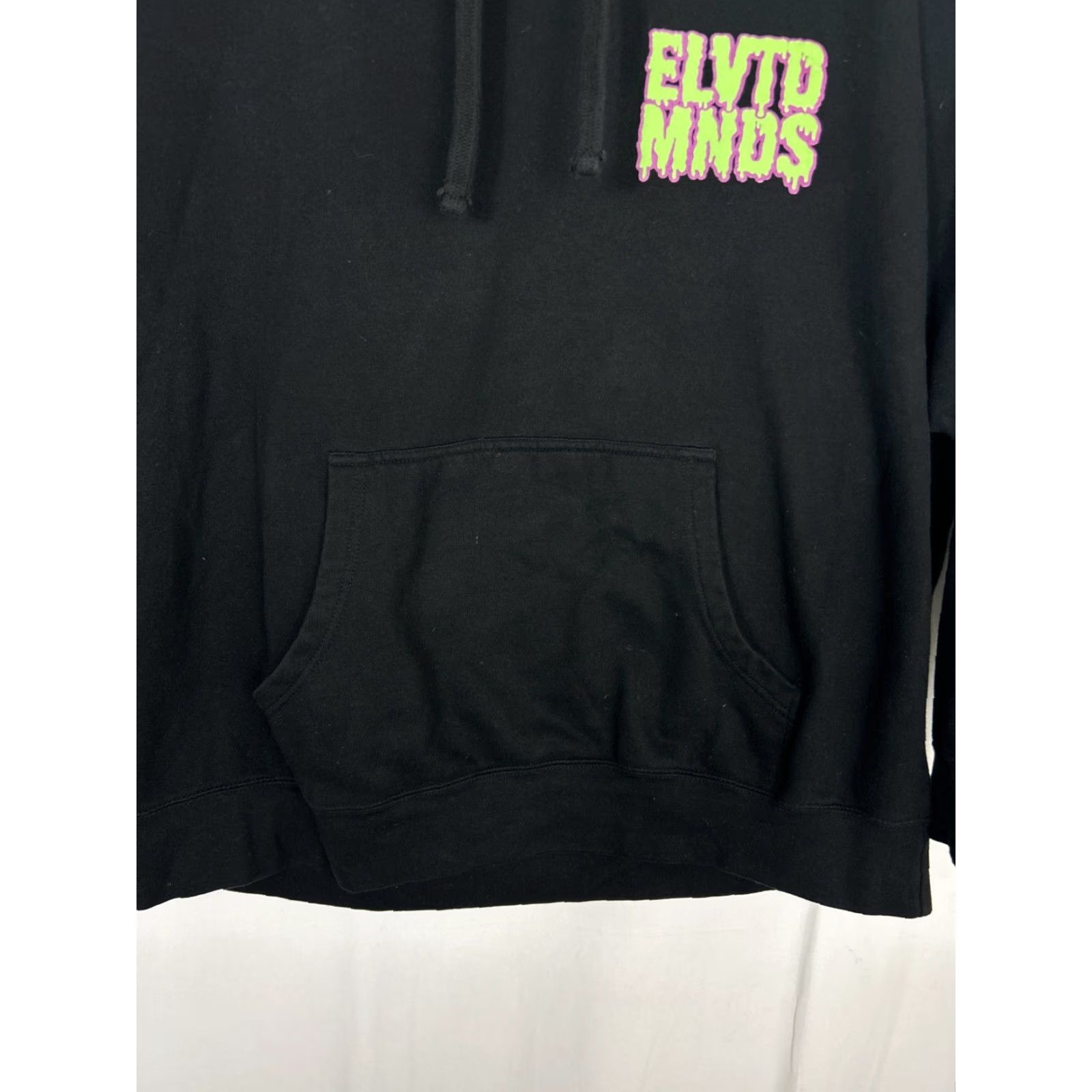 Vintage Elvtd Minds Mens XL Black "Speak No Evil" Graphic Hoodie Size US XXL / EU 58 / 5 - 6 Thumbnail