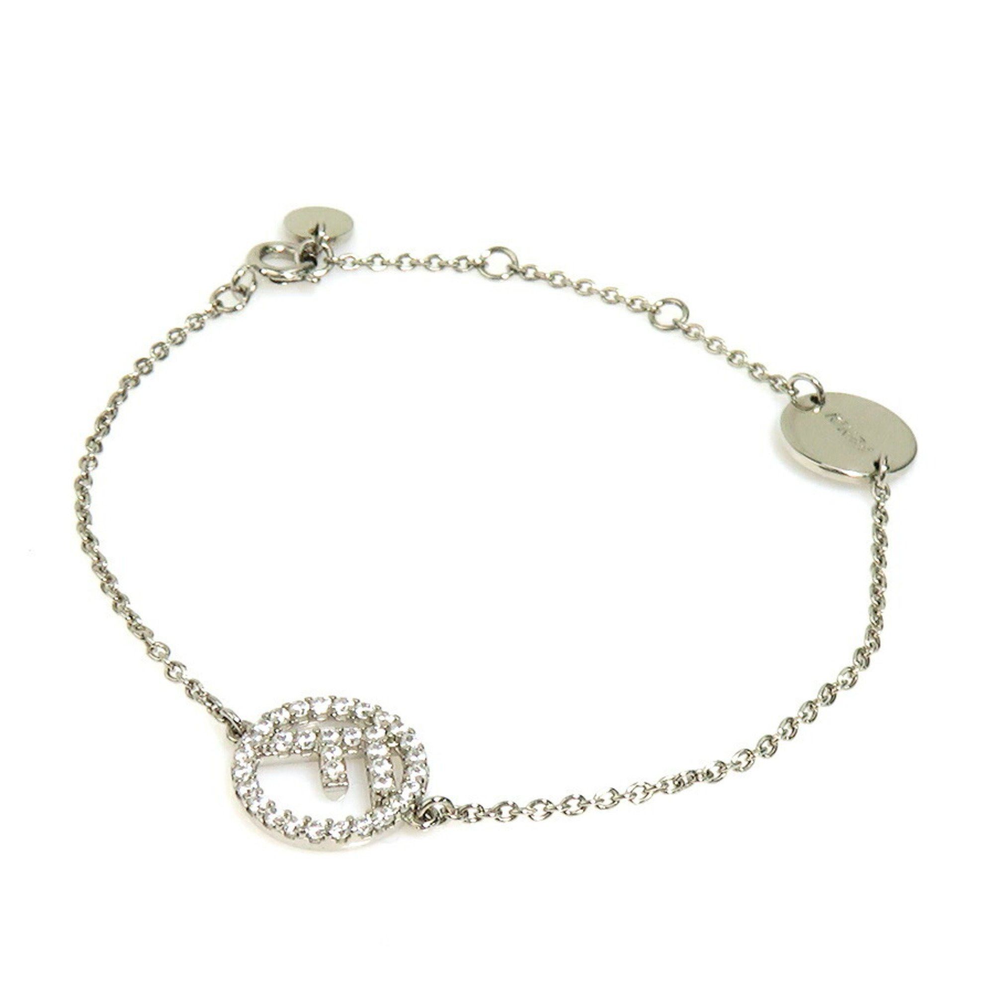 Fendi FENDI bracelet F is metal rhinestone silver ladies e60570g Size ONE SIZE - 1 Thumbnail