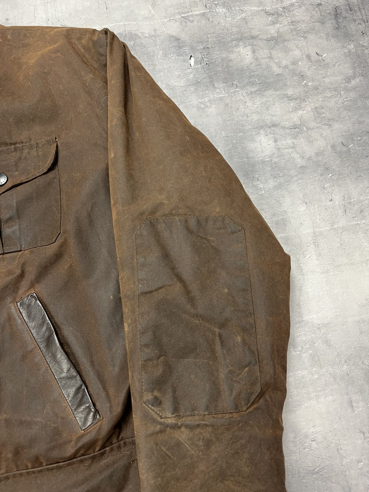 Barbour × Wax London Barbour A1550 Bushman Wax Waterproof Heavy Coat Jacket XL Size US XL / EU 56 / 4 - 11 Thumbnail