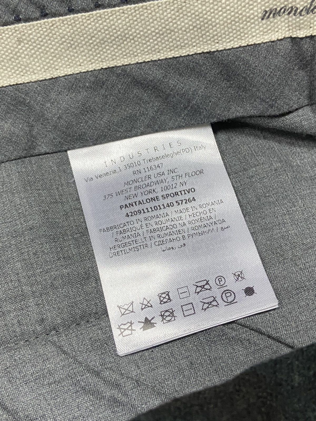 Moncler Moncler Pantalone Sportivo Wool Chino Pants Size US 32 / EU 48 - 6 Thumbnail