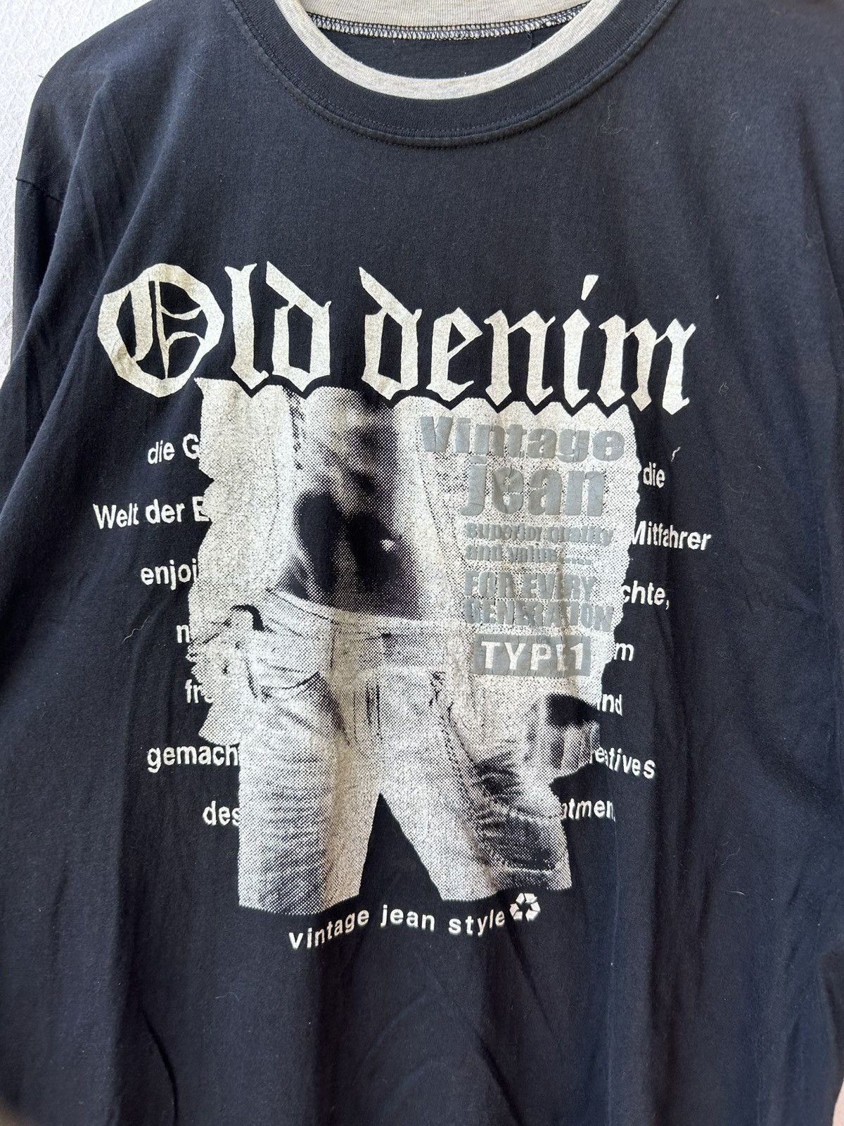 Japanese Brand Japanese old denim style poem longsleeve shirt Size US M / EU 48-50 / 2 - 3 Thumbnail