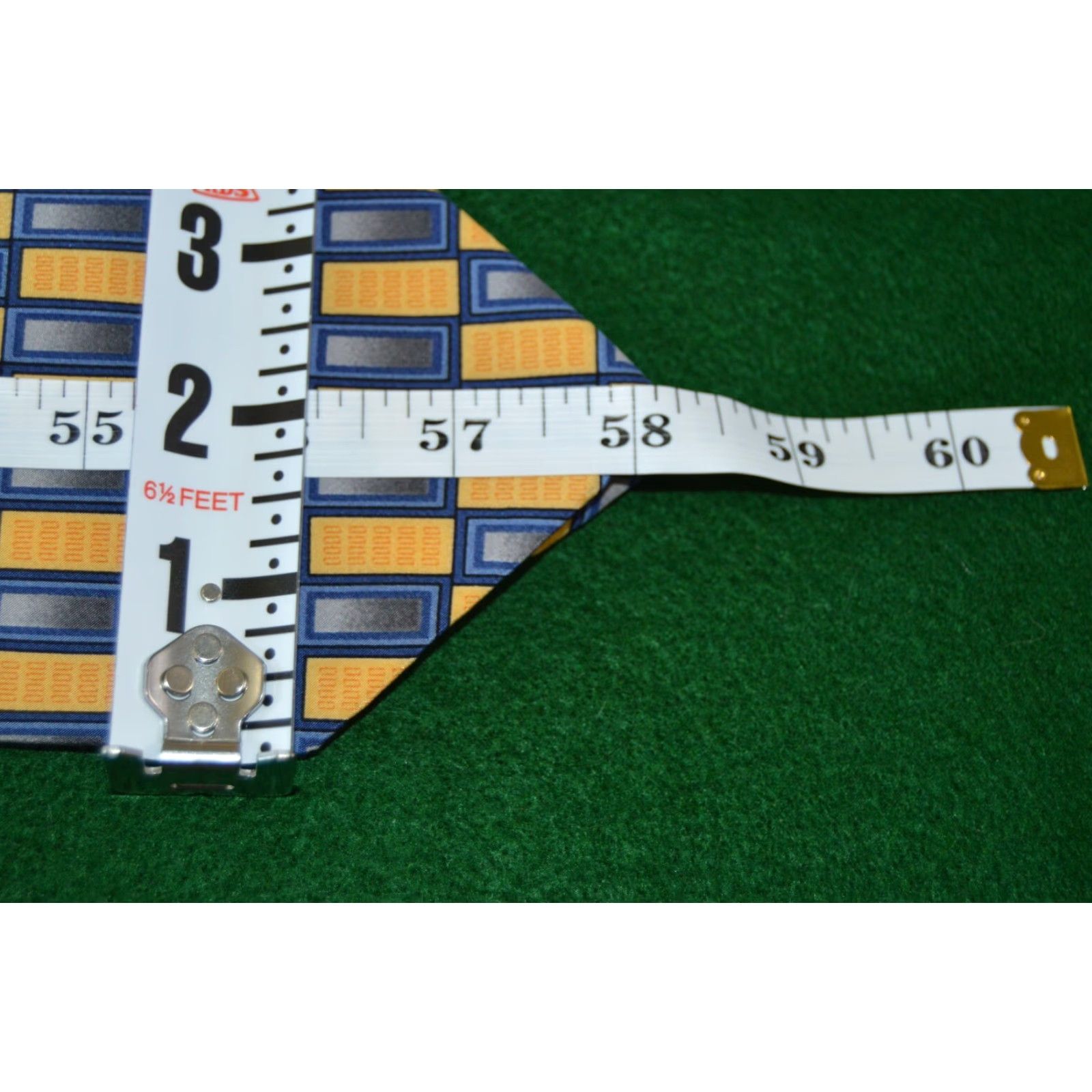 Vintage GIORGIO BRUTINI Men's Dress Tie BLUE AND GOLD Tie Size ONE SIZE - 6 Thumbnail