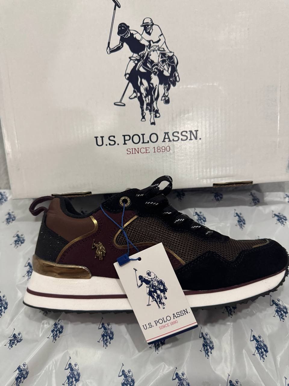 U.S. Polo Assn. Polo sneakers new with tags in box size 37 US 6.5 Size US 6.5 / IT 36.5 - 1 Thumbnail