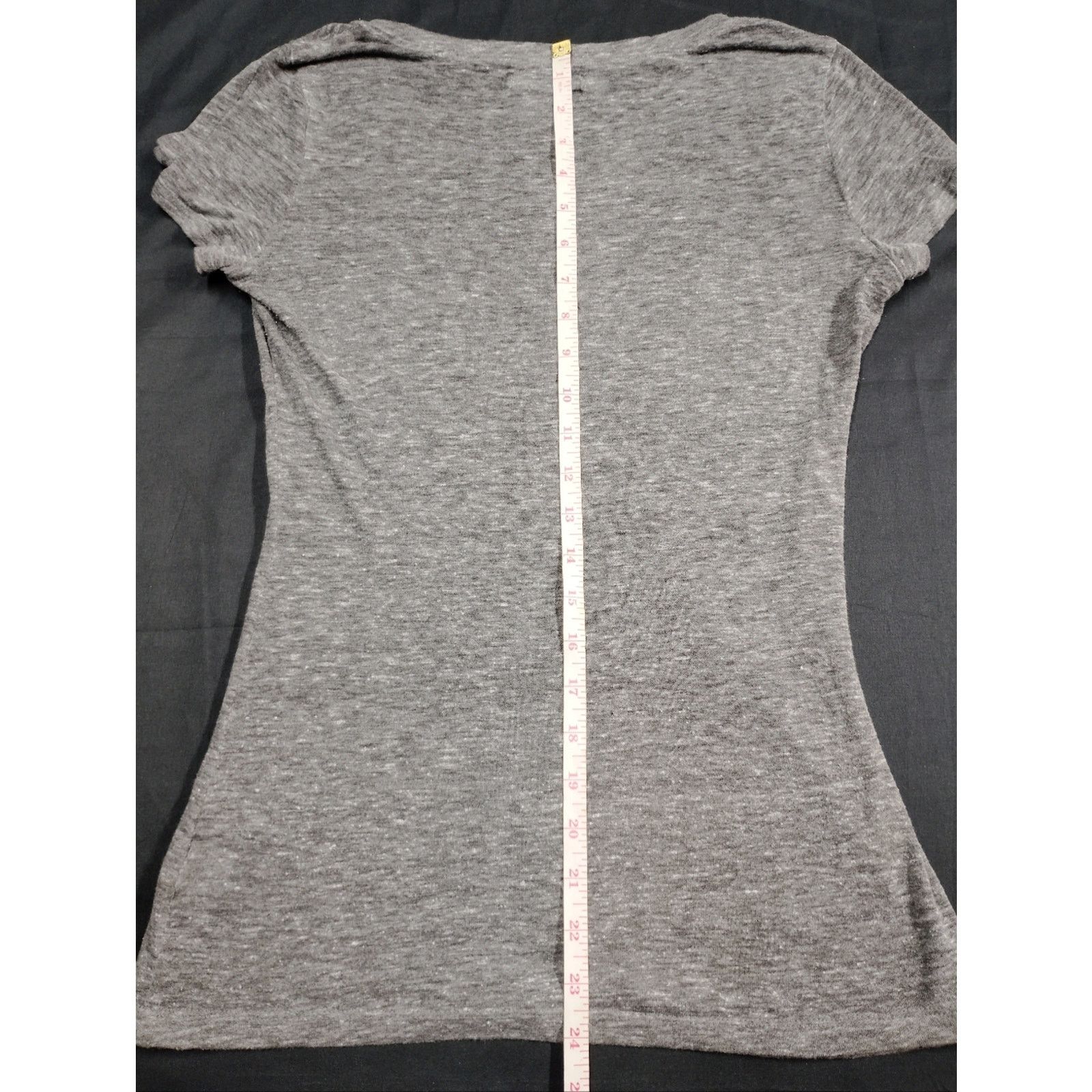 Maurice Lacroix Women's Gray V-Neck Short Sleeve Tee Size S / US 4 / IT 40 - 4 Thumbnail