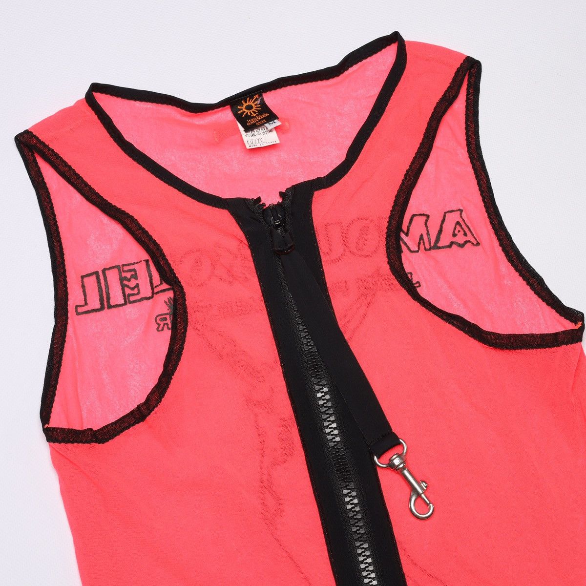 Jean Paul Gaultier Jean Paul Gaultier Vintage Amour Au Soleil Mesh Tank Top Zip Size M / US 6-8 / IT 42-44 - 5 Thumbnail