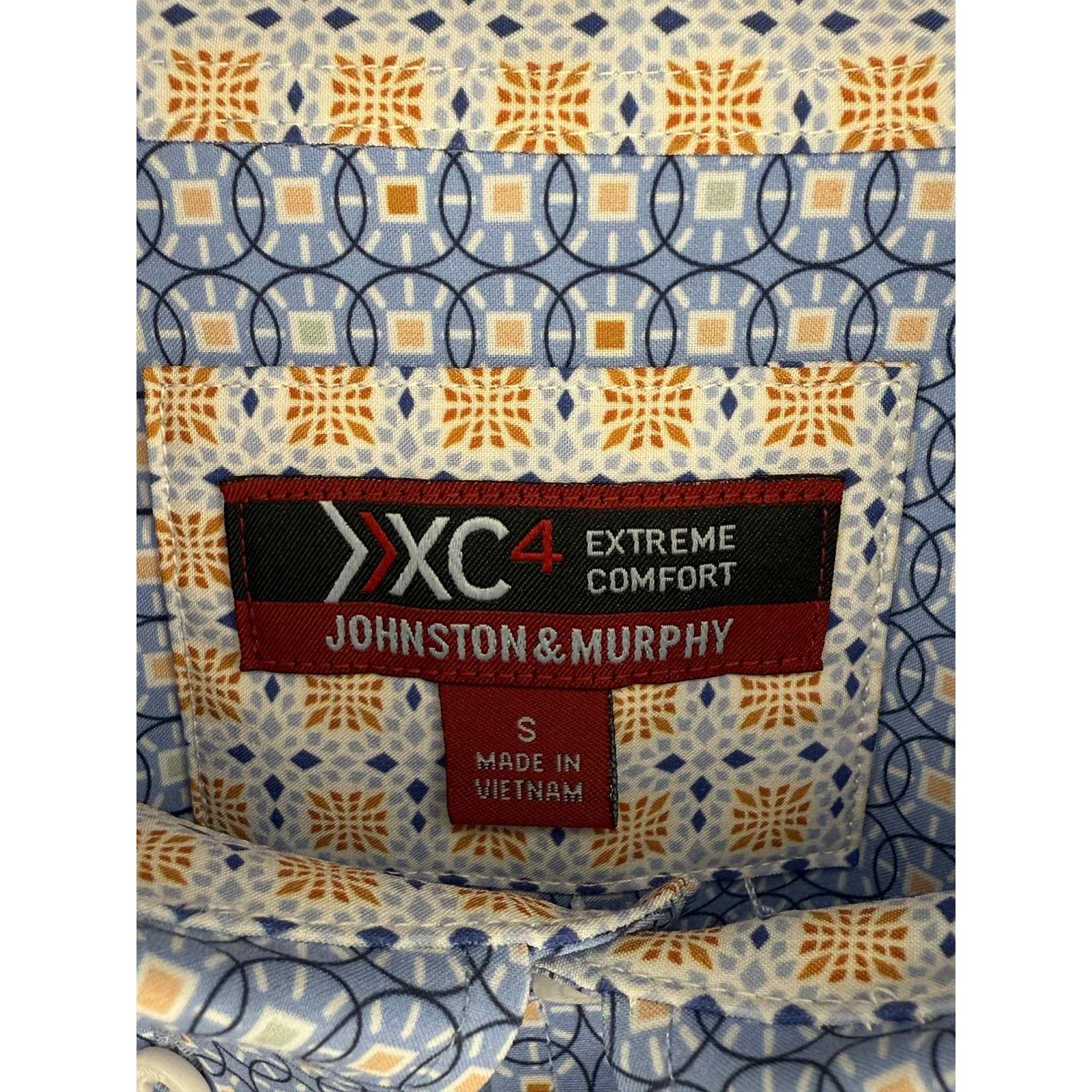 Johnston & Murphy Johnston & Murphy Extreme Comfort Button-Down Shirt Blue S Size US S / EU 44-46 / 1 - 8 Thumbnail