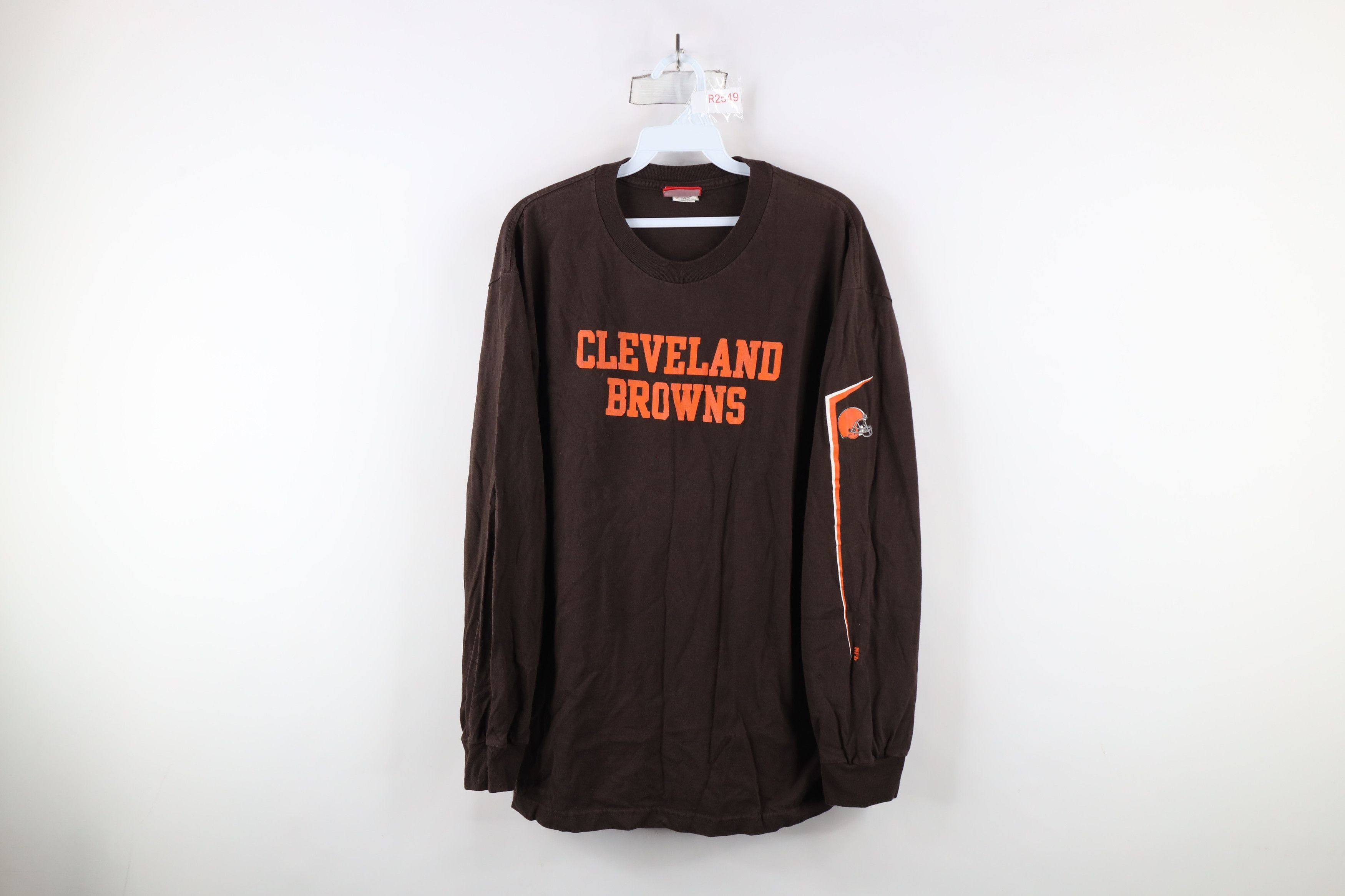 Vintage Vintage Cleveland Browns Football Long Sleeve T-Shirt Brown Size US L / EU 52-54 / 3 - 1 Thumbnail