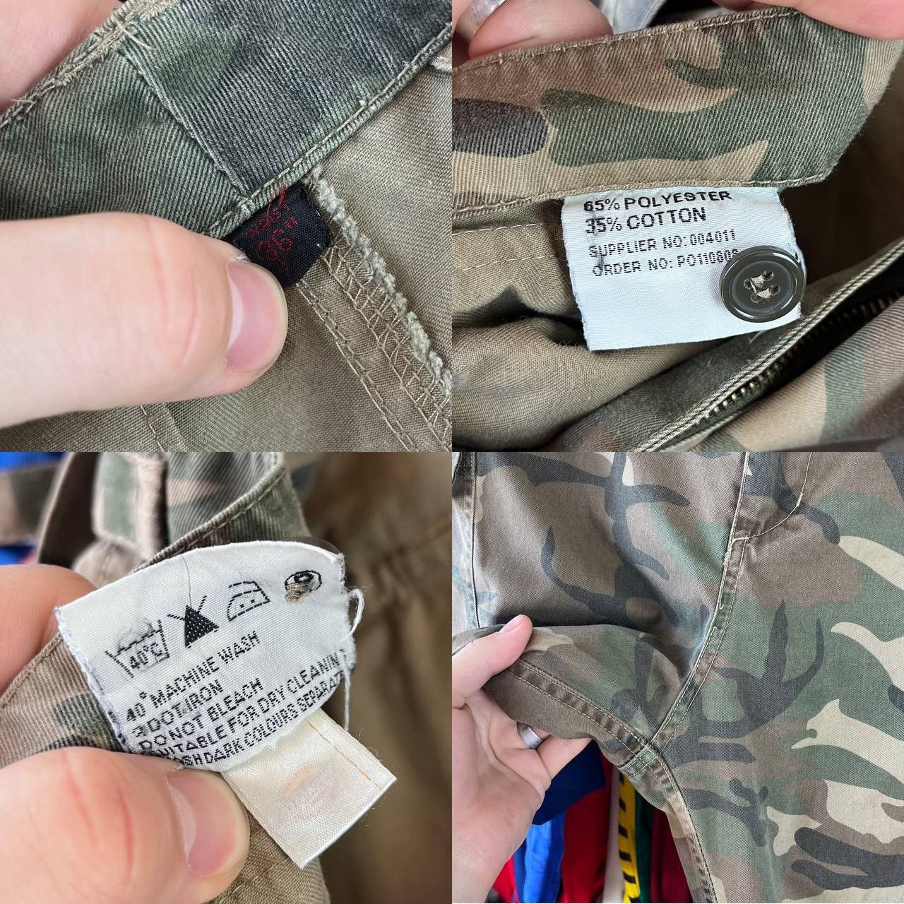 Dickies × Vintage Dickies Military Camo Cargo Work Pants Double Knee Rap SK8 Size US 36 / EU 52 - 10 Thumbnail