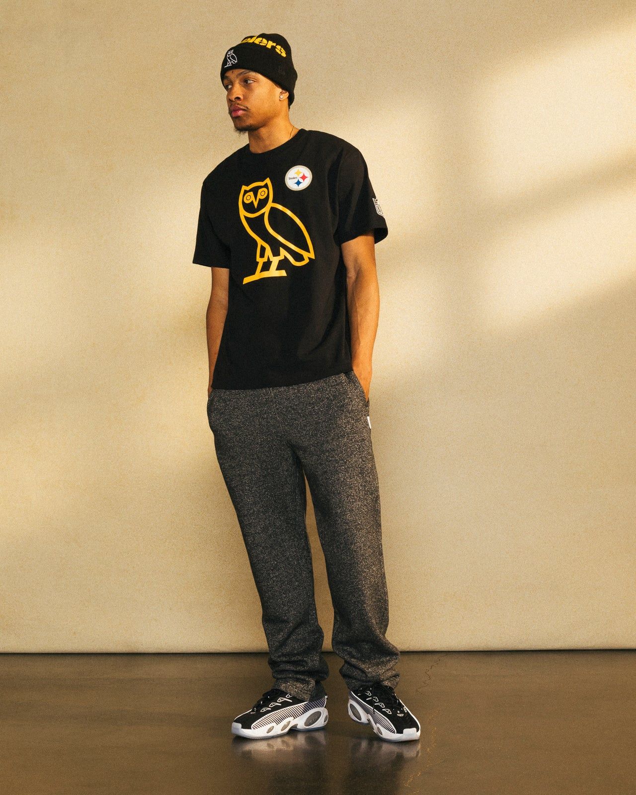 Drake OVO x NFL PITTSBURGH STEELERS OG OWL GAME DAY T-SHIRT Size US XXL / EU 58 / 5 - 2 Thumbnail