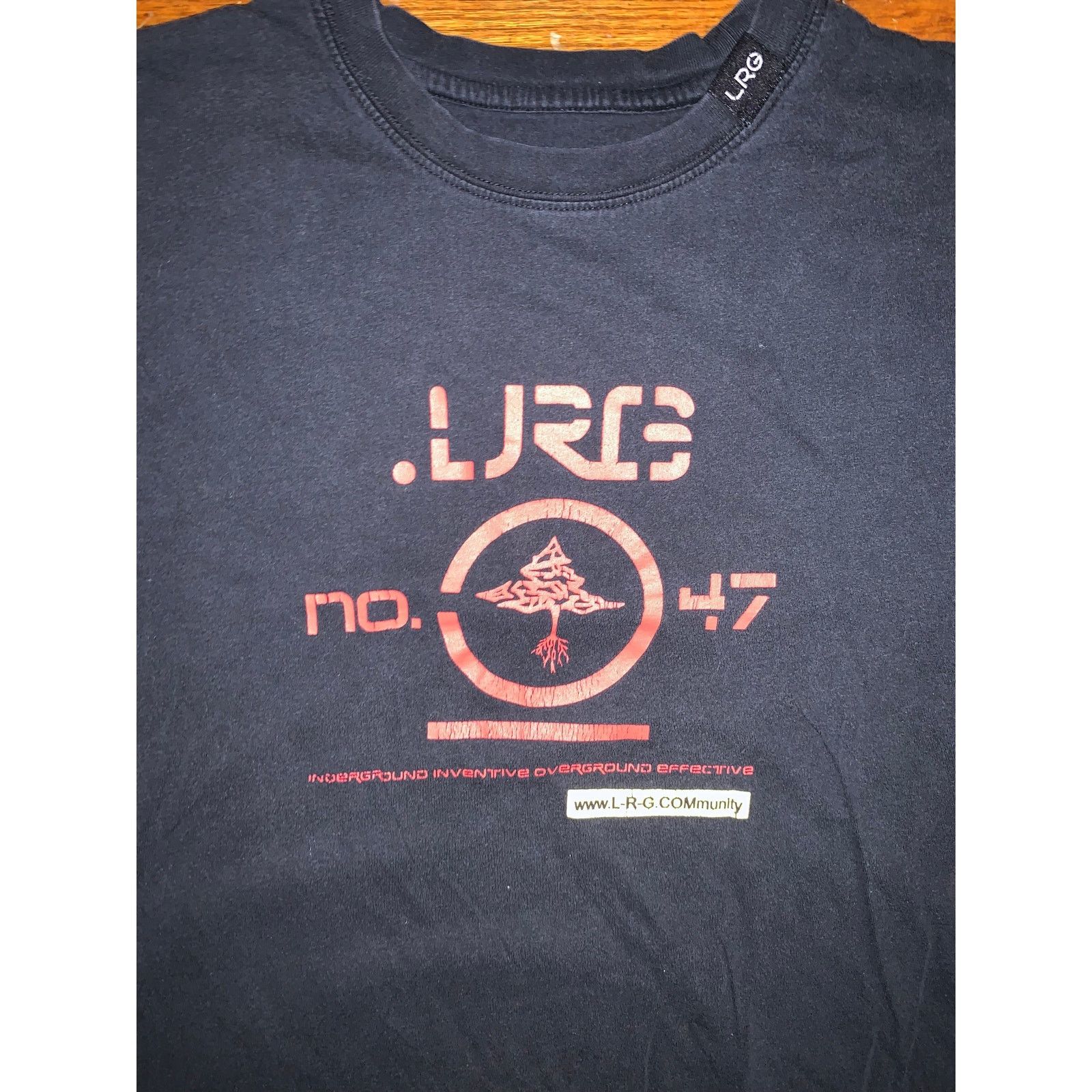 LRG LRG Logo T Shirt Large Black Y2K Skate Streetwear Tee Size US L / EU 52-54 / 3 - 1 Thumbnail